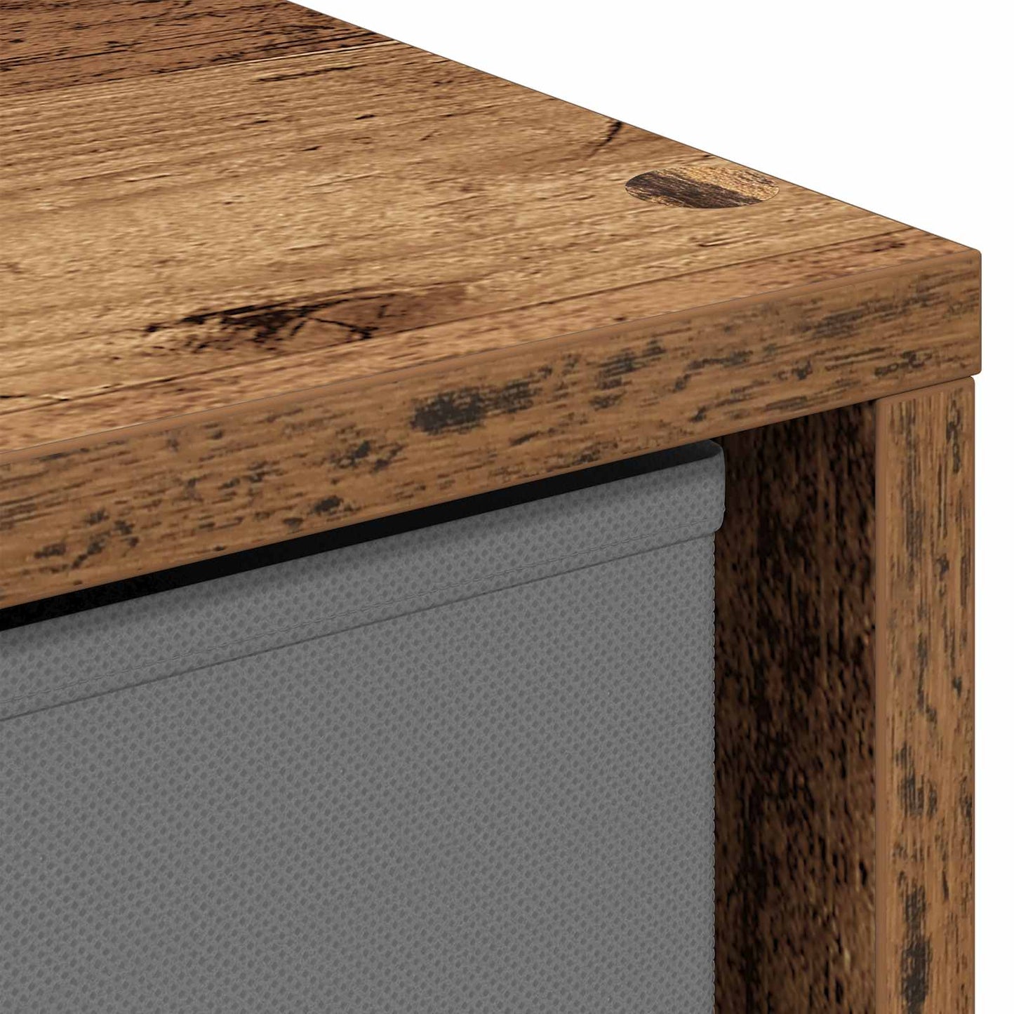Dressoir met lade Oudhout 30,5 x 27 x 84,5 cm is nu te koop bij PeponiXL, paradijselijk wonen!