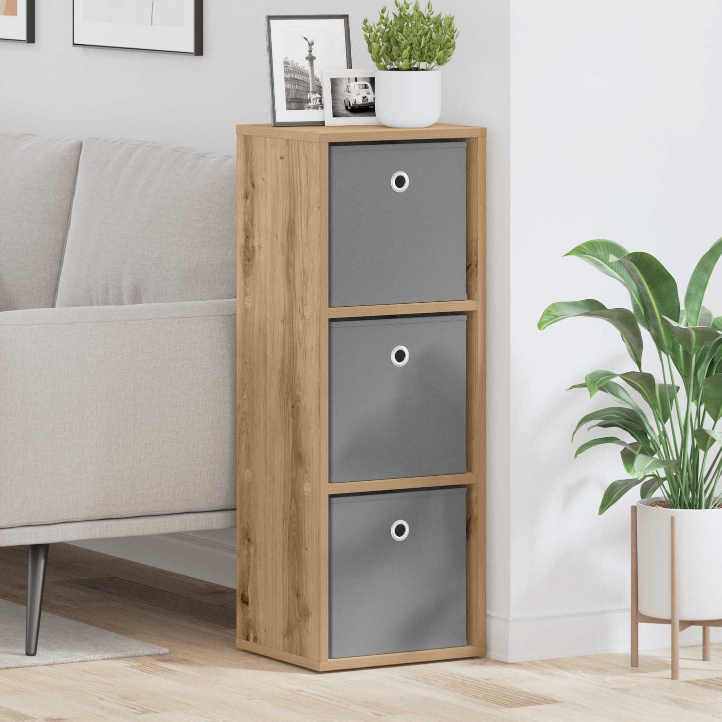 Dressoir met lade Artisan Eiken 30,5 x 27 x 84,5 cm is nu te koop bij PeponiXL, paradijselijk wonen!