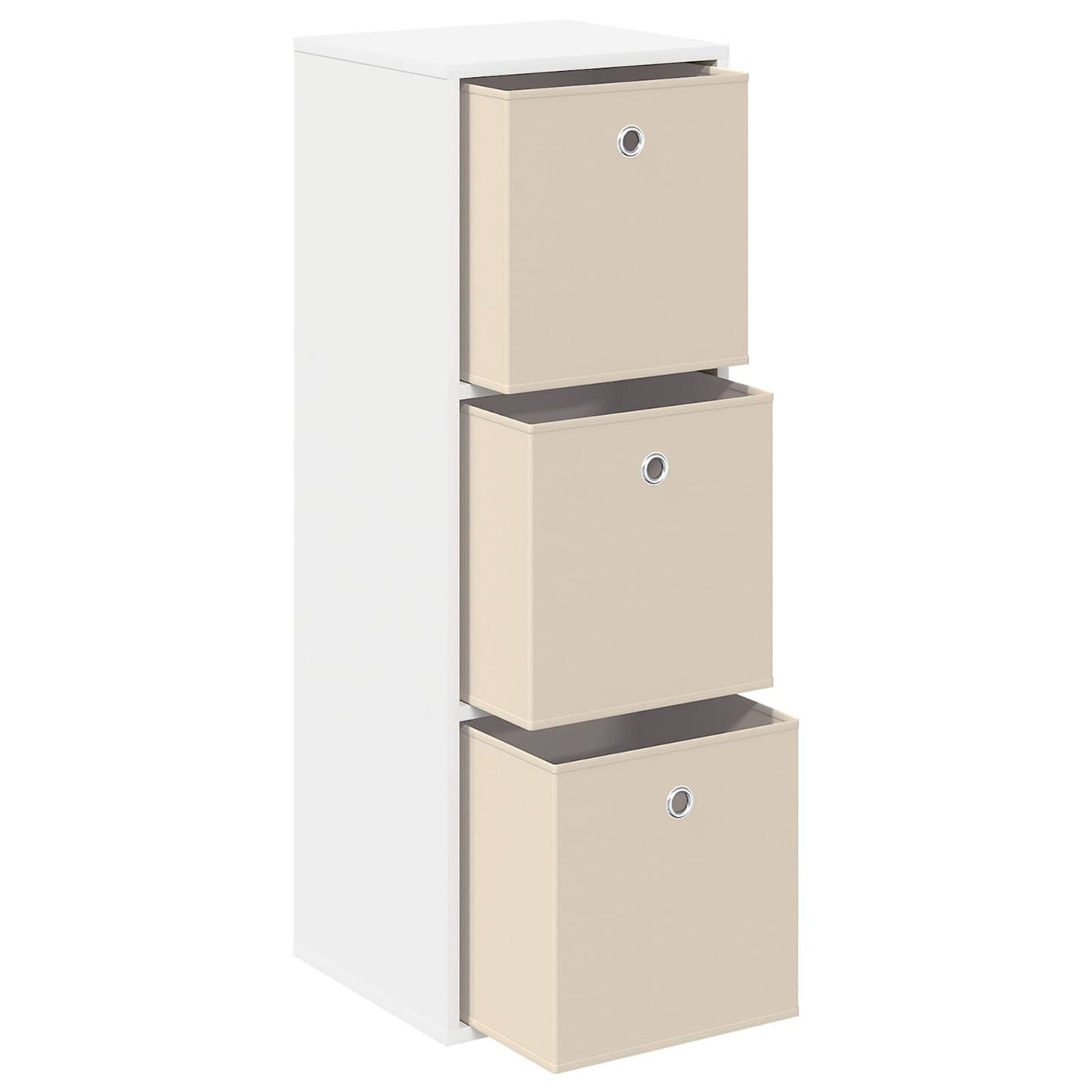Dressoir met lade Wit 35 x 32 x 99,5 cm is nu te koop bij PeponiXL, paradijselijk wonen!