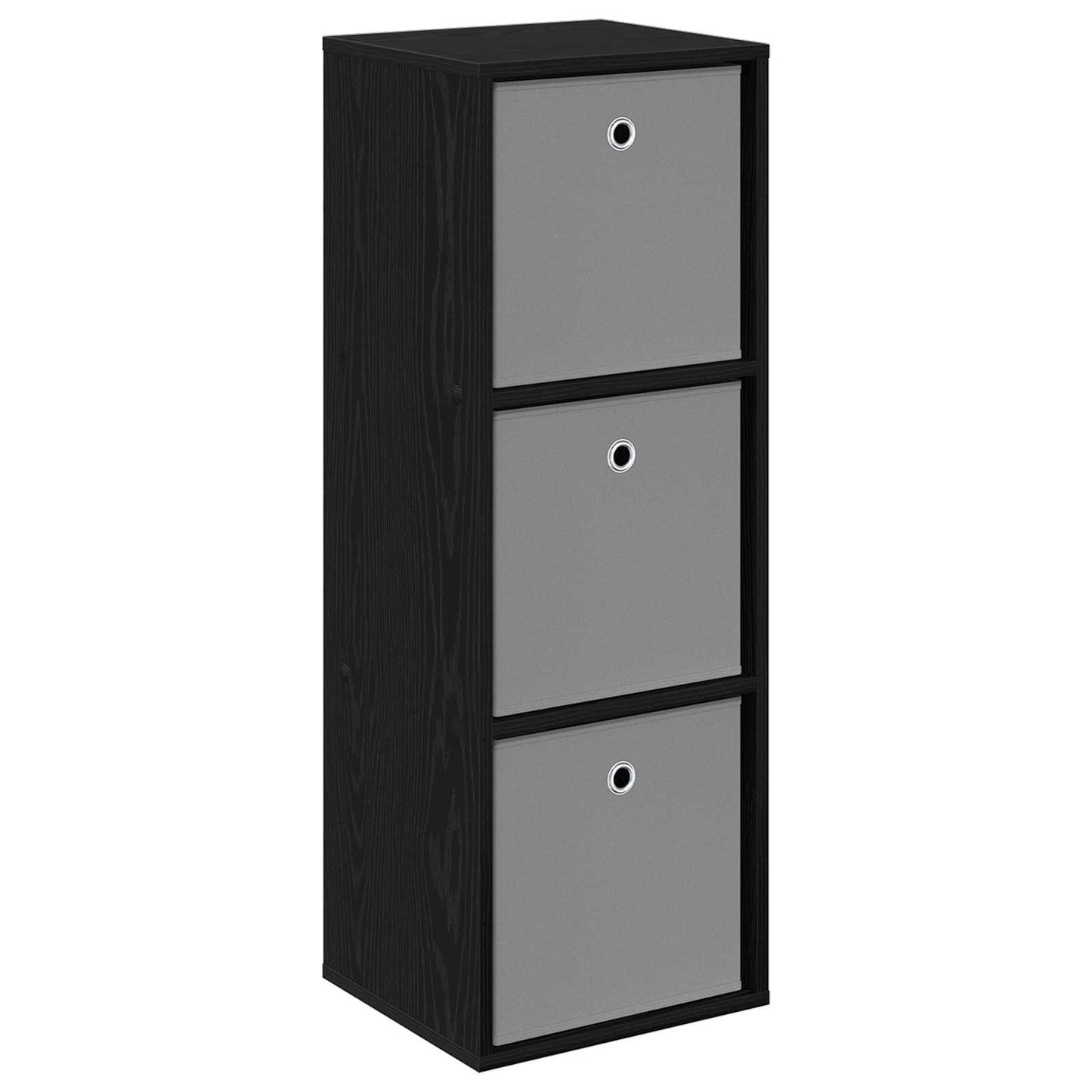 Dressoir met lade Zwart Eiken 35 x 32 x 99,5 cm is nu te koop bij PeponiXL, paradijselijk wonen!