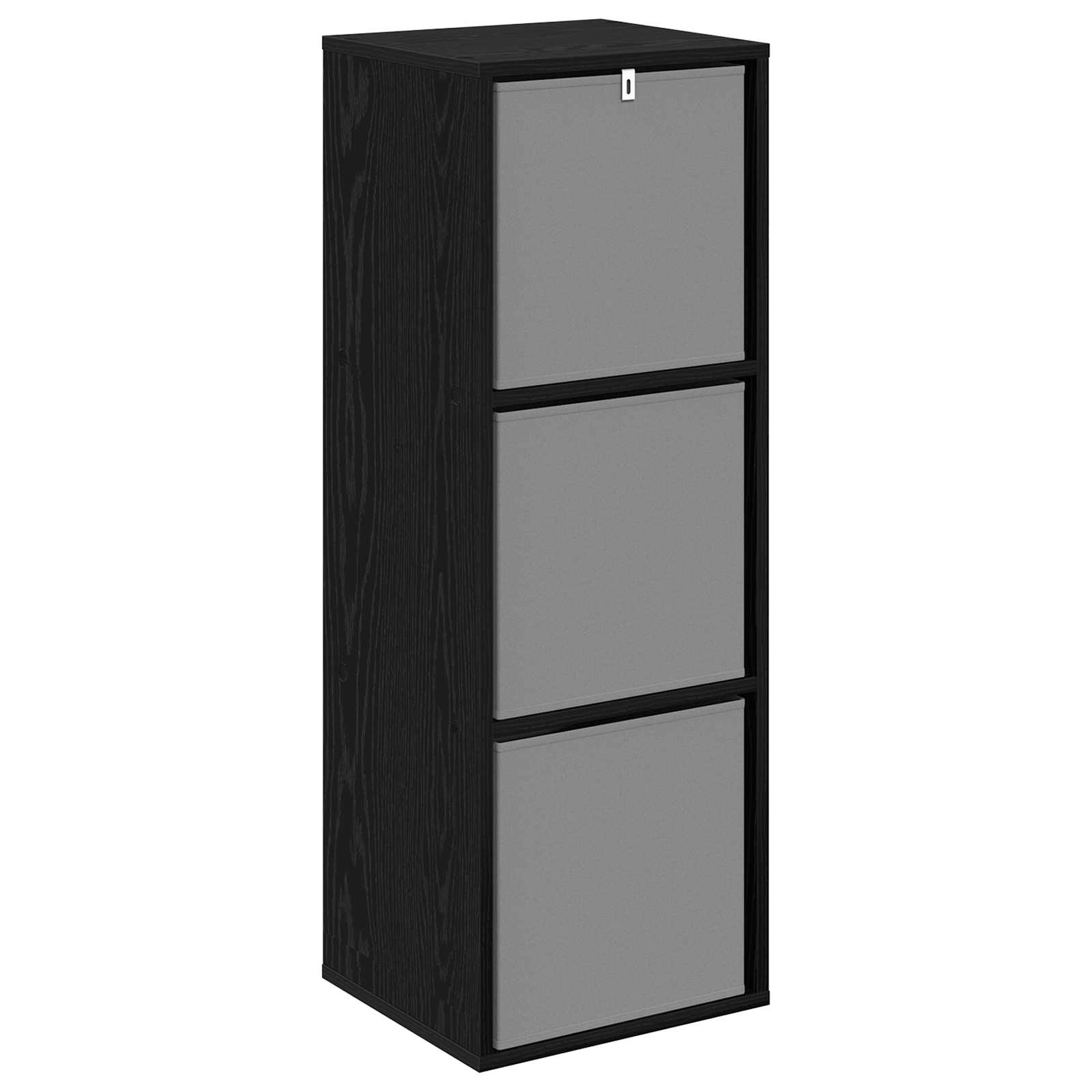 Dressoir met lade Zwart Eiken 35 x 32 x 99,5 cm is nu te koop bij PeponiXL, paradijselijk wonen!
