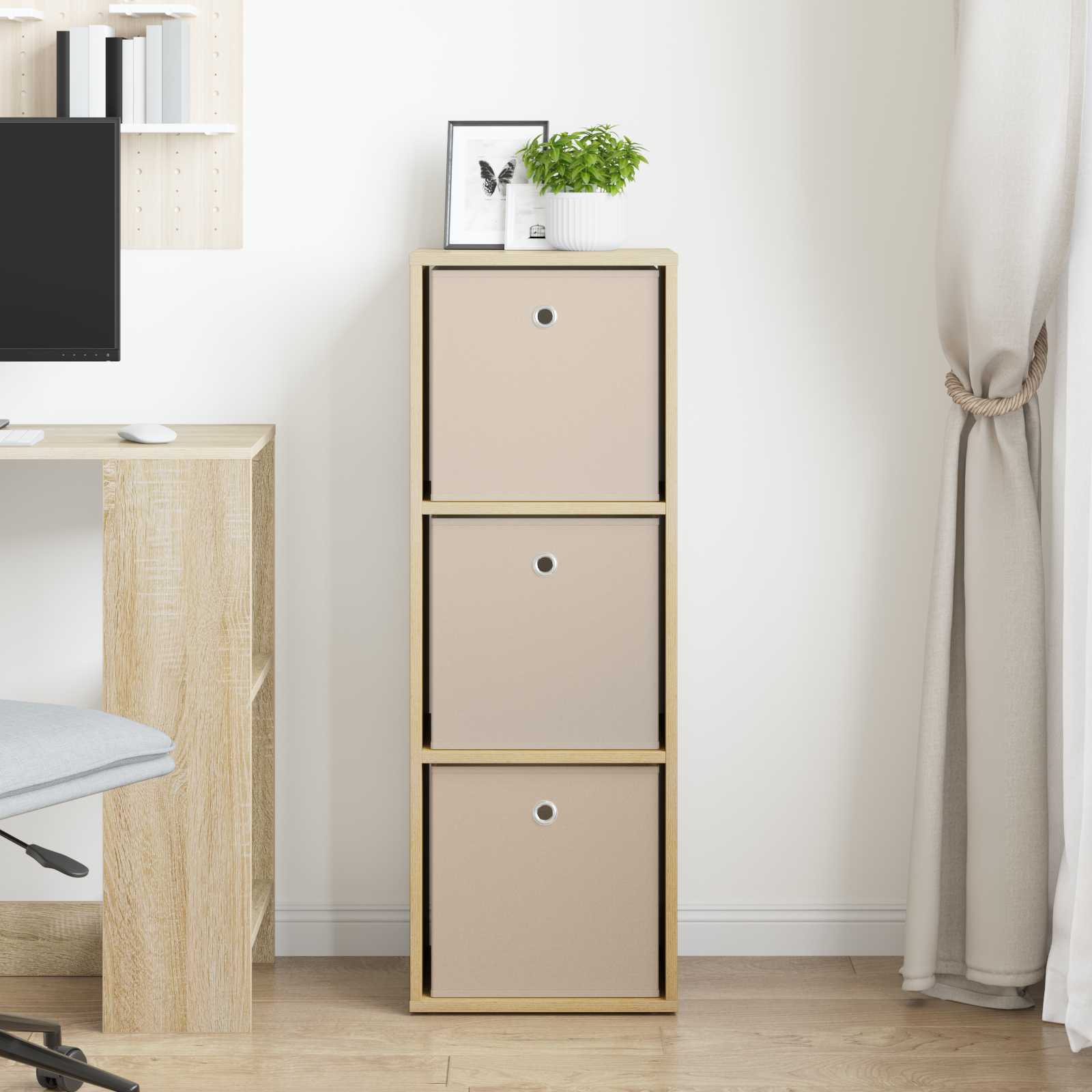 Dressoir met lade Sonoma Eiken 35 x 32 x 99,5 cm is nu te koop bij PeponiXL, paradijselijk wonen!