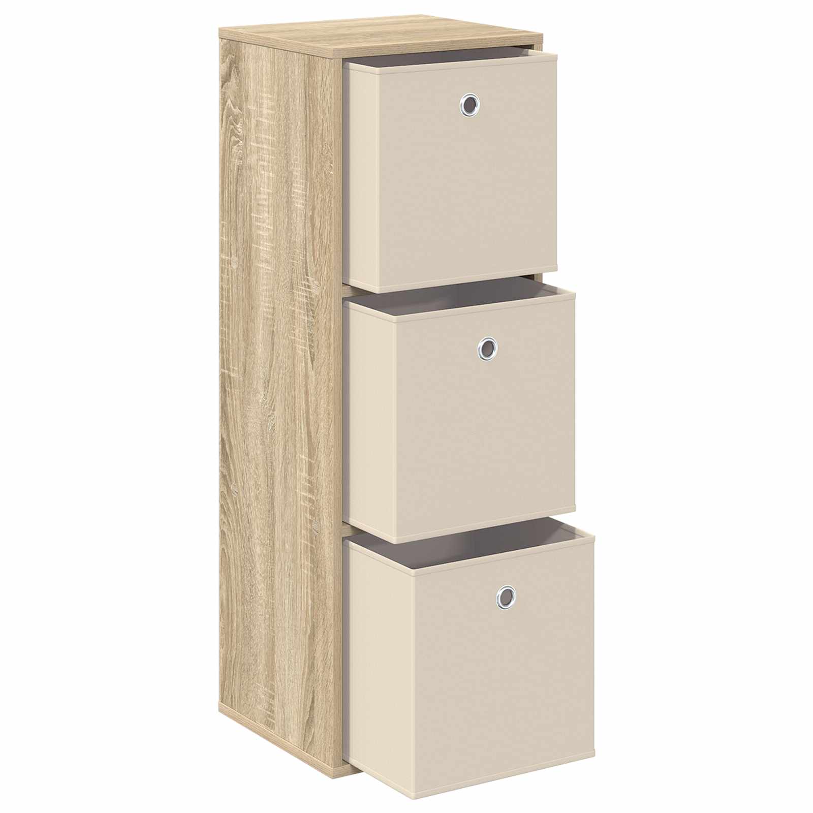 Dressoir met lade Sonoma Eiken 35 x 32 x 99,5 cm is nu te koop bij PeponiXL, paradijselijk wonen!