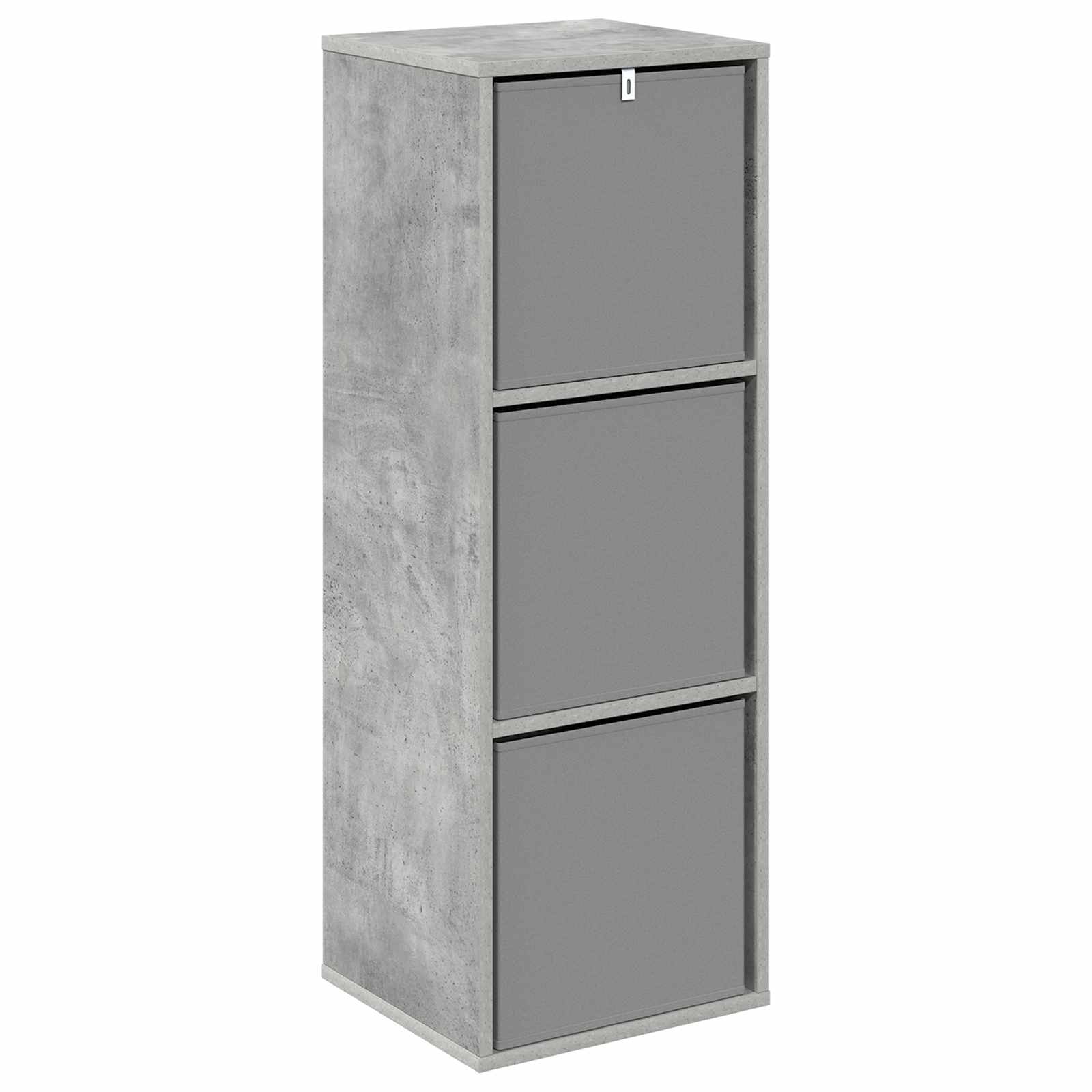 Dressoir met lade Beton Grijs 35 x 32 x 99,5 cm is nu te koop bij PeponiXL, paradijselijk wonen!