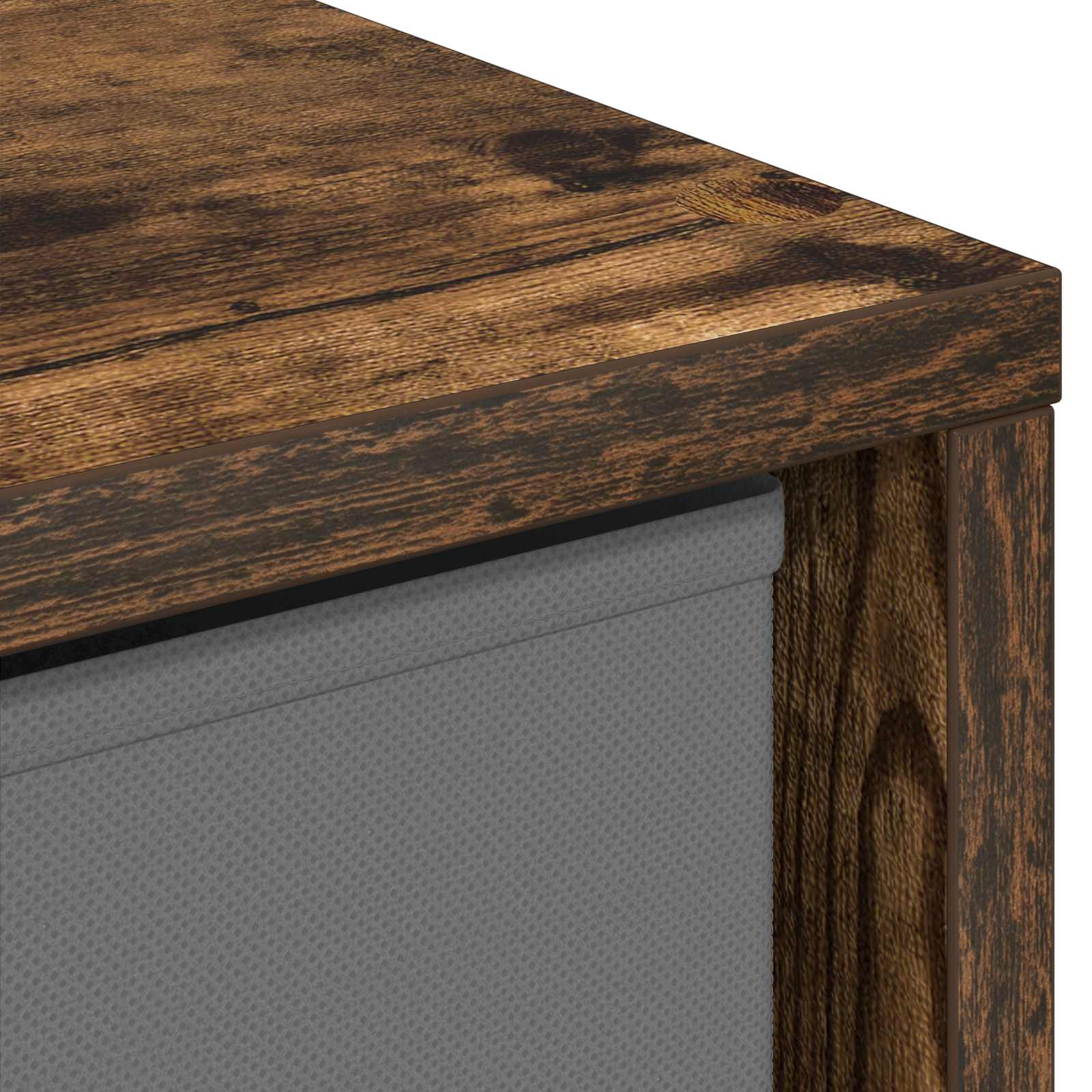 Dressoir met lade Gerookt eiken 35 x 32 x 99,5 cm is nu te koop bij PeponiXL, paradijselijk wonen!