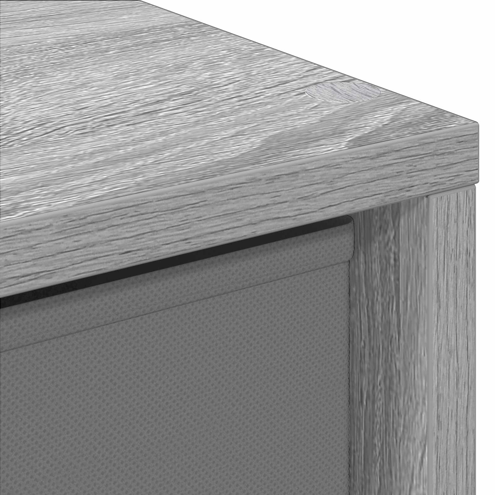 Dressoir met lade Grijs Sonoma 35 x 32 x 99,5 cm is nu te koop bij PeponiXL, paradijselijk wonen!