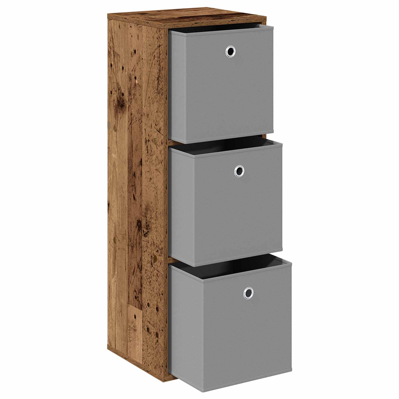 Dressoir met lade Oudhout 35 x 32 x 99,5 cm is nu te koop bij PeponiXL, paradijselijk wonen!