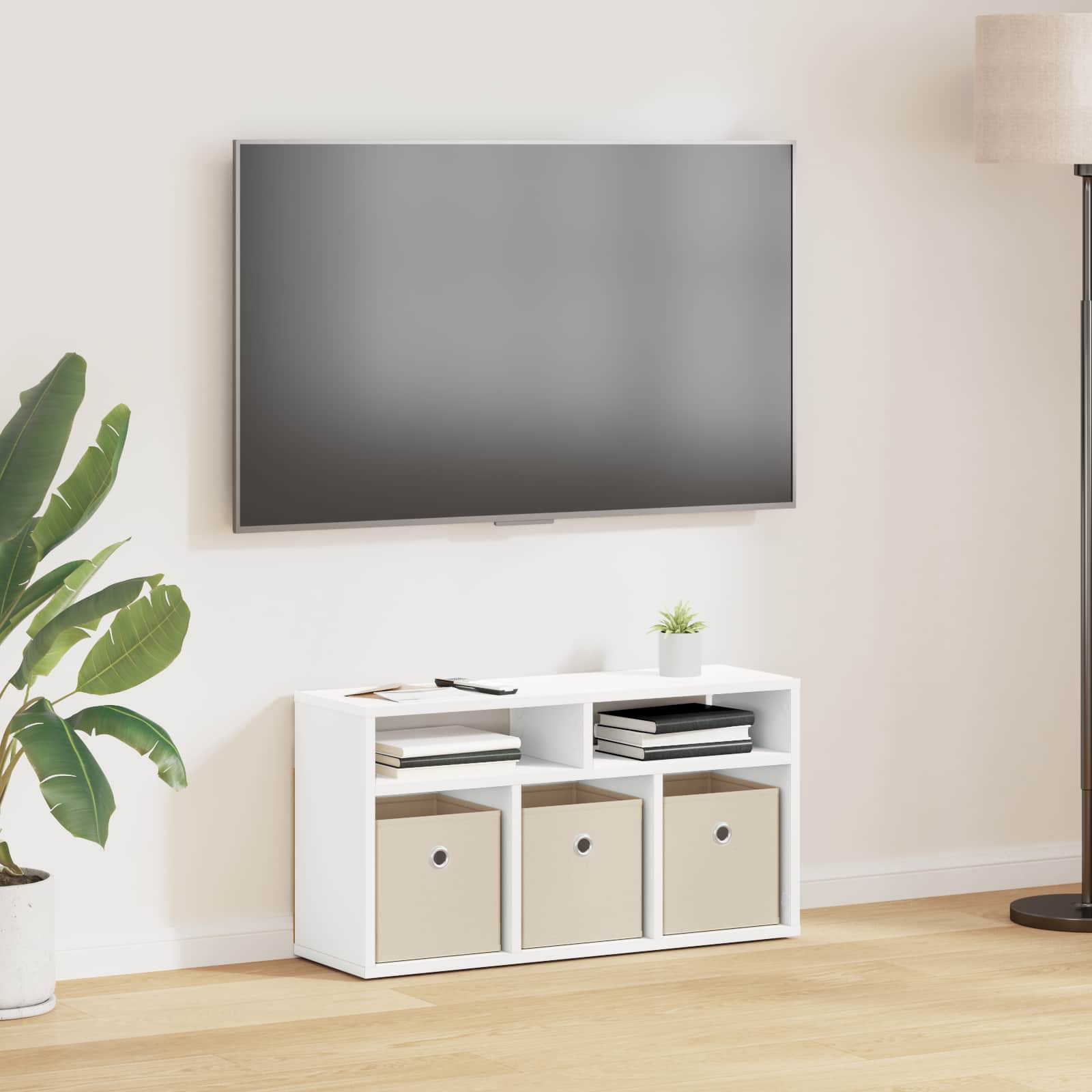 Laagkast met lade Wit 72 x 22,5 x 38 cm is nu te koop bij PeponiXL, paradijselijk wonen!