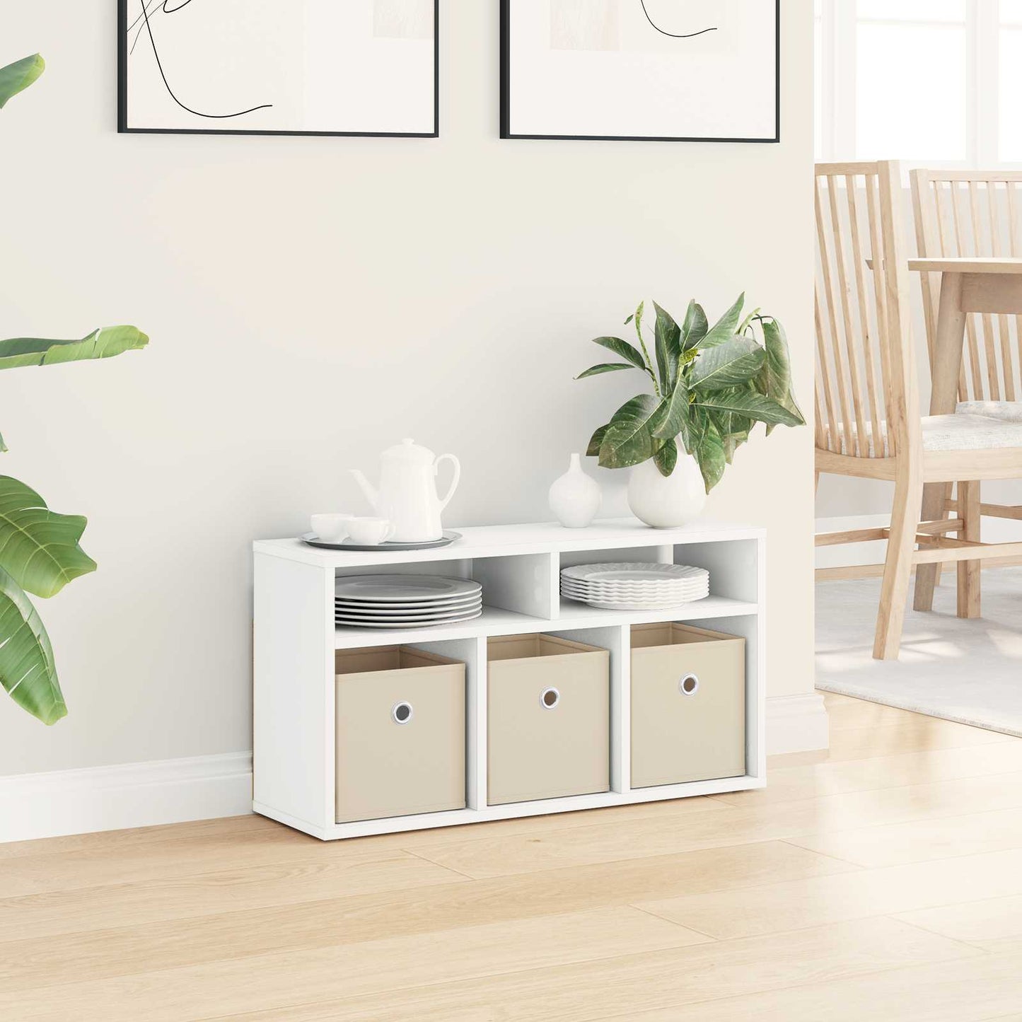 Laagkast met lade Wit 72 x 22,5 x 38 cm is nu te koop bij PeponiXL, paradijselijk wonen!