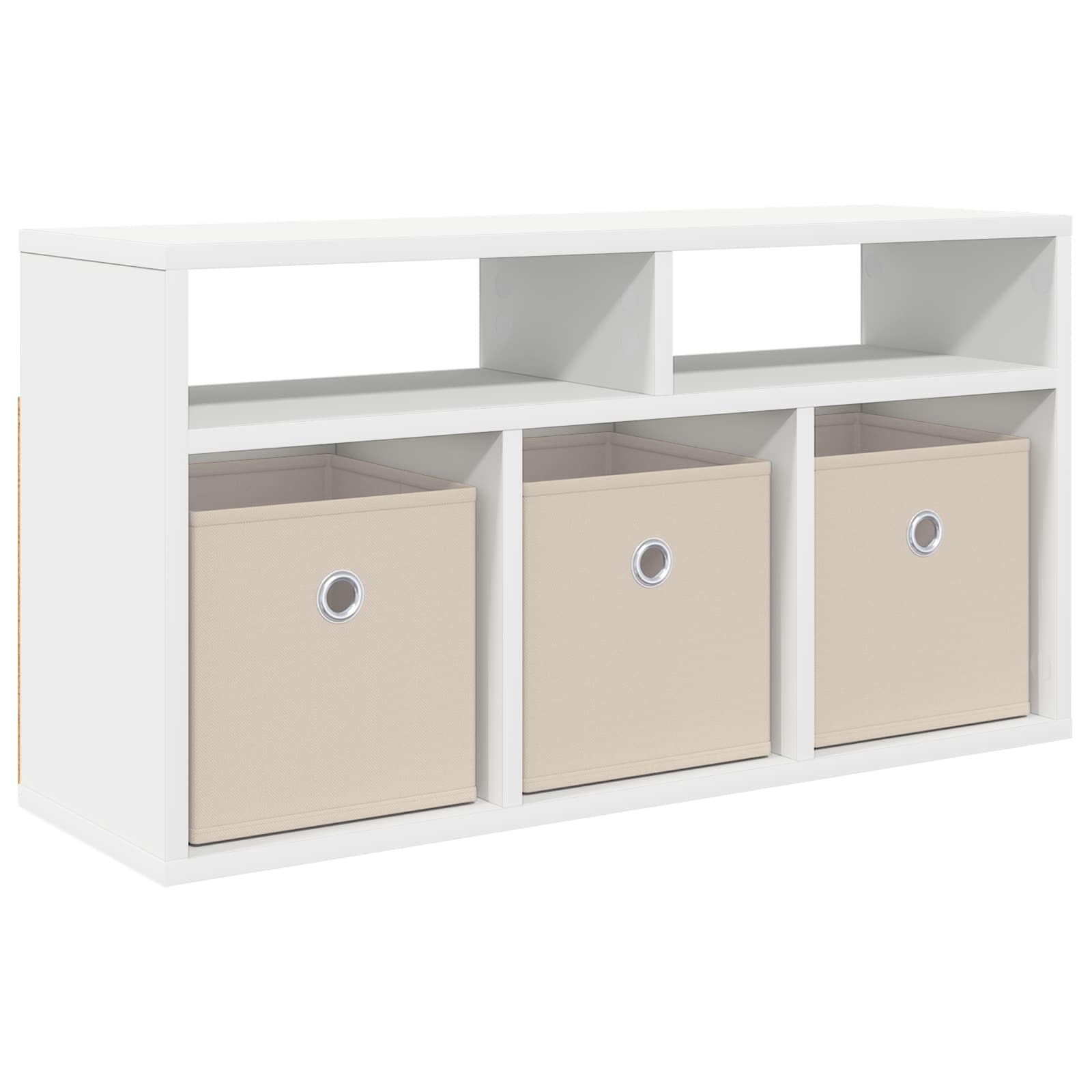 Laagkast met lade Wit 72 x 22,5 x 38 cm is nu te koop bij PeponiXL, paradijselijk wonen!