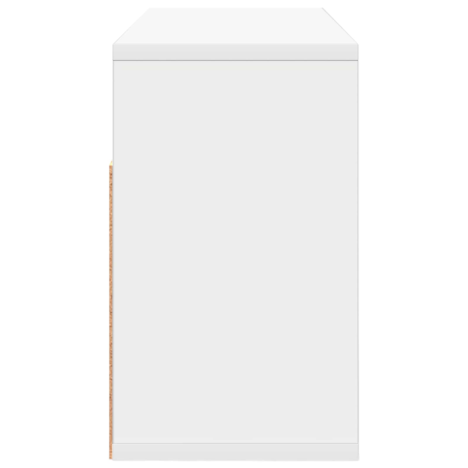 Laagkast met lade Wit 72 x 22,5 x 38 cm is nu te koop bij PeponiXL, paradijselijk wonen!