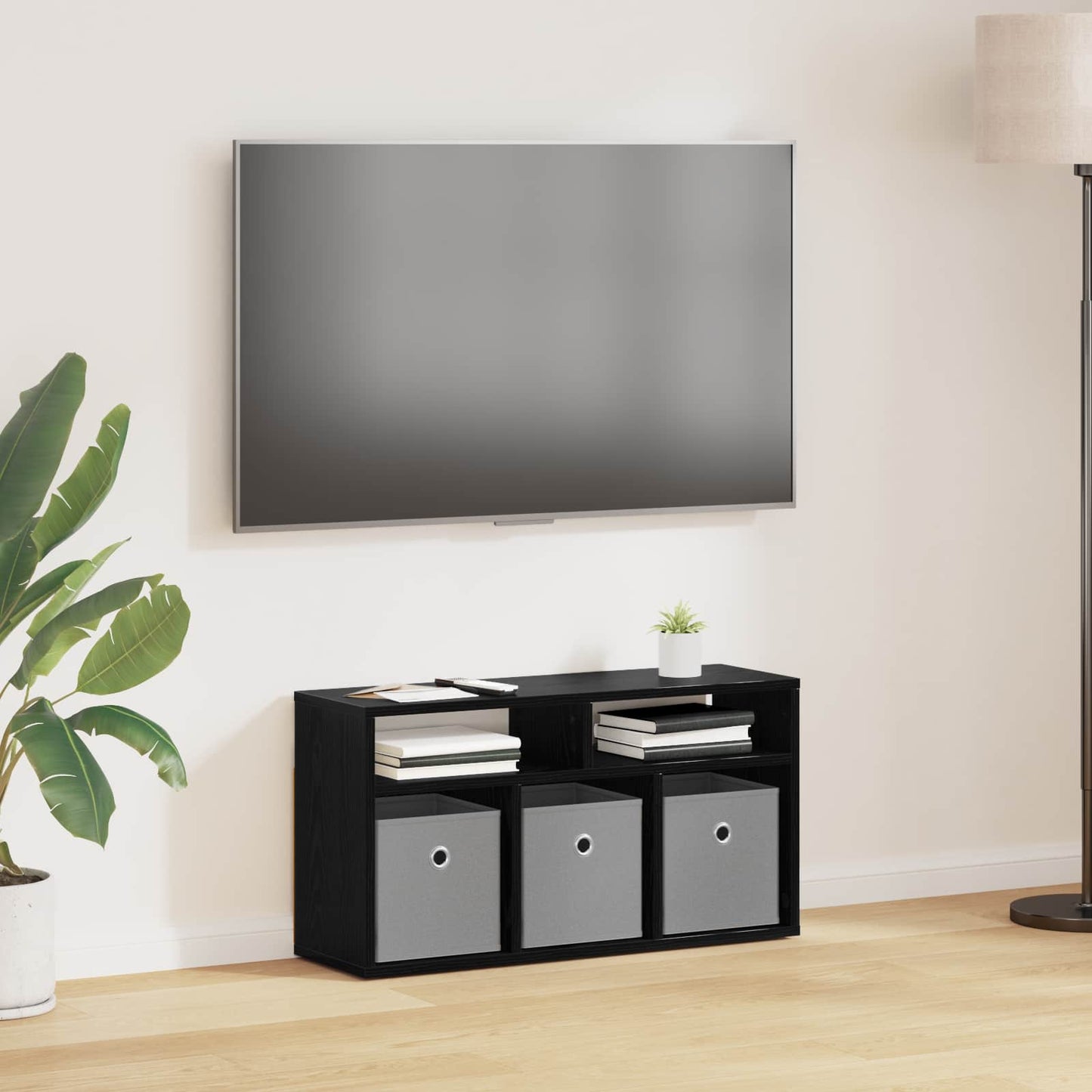 Laagkast met lade Zwart Eiken 72 x 22,5 x 38 cm is nu te koop bij PeponiXL, paradijselijk wonen!