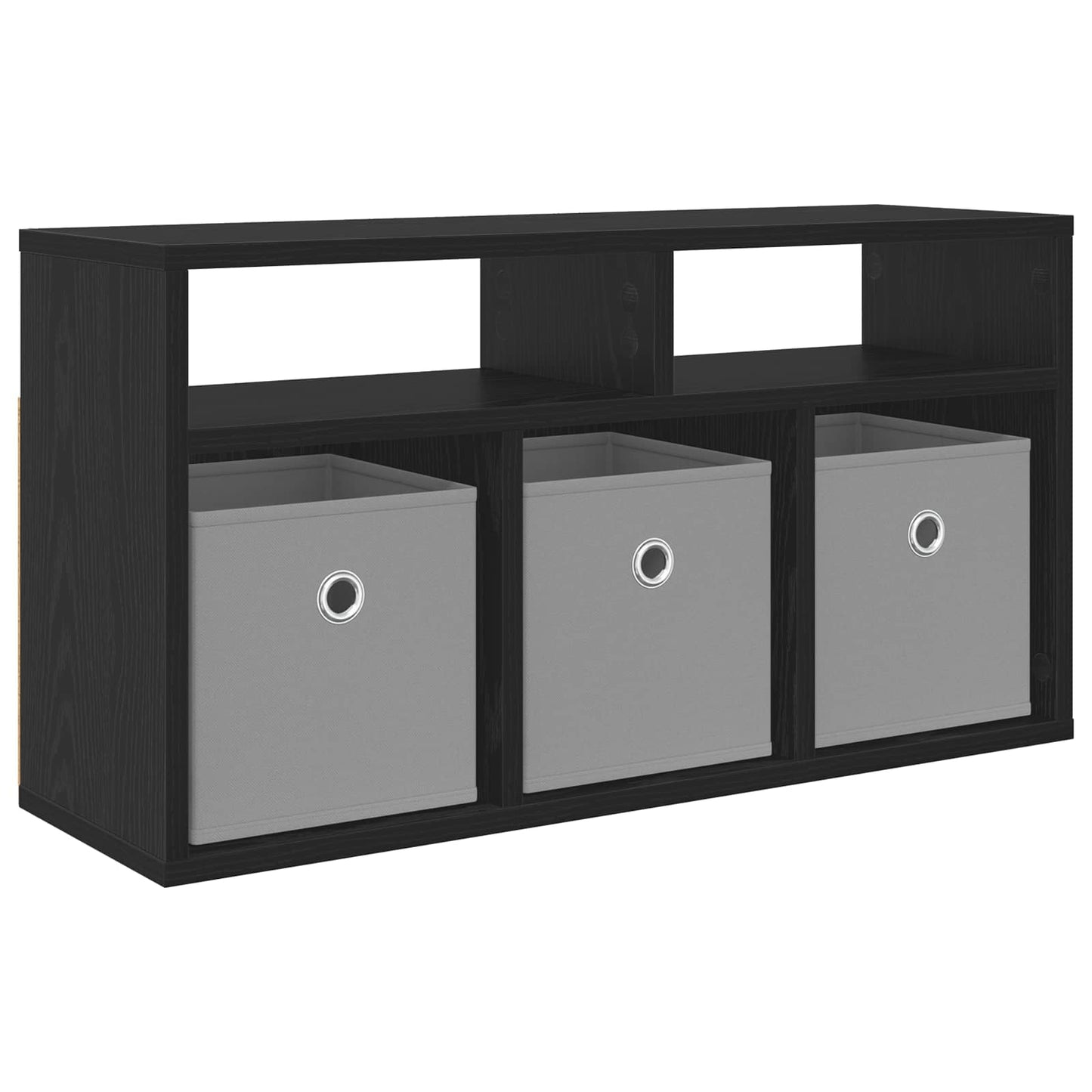 Laagkast met lade Zwart Eiken 72 x 22,5 x 38 cm is nu te koop bij PeponiXL, paradijselijk wonen!