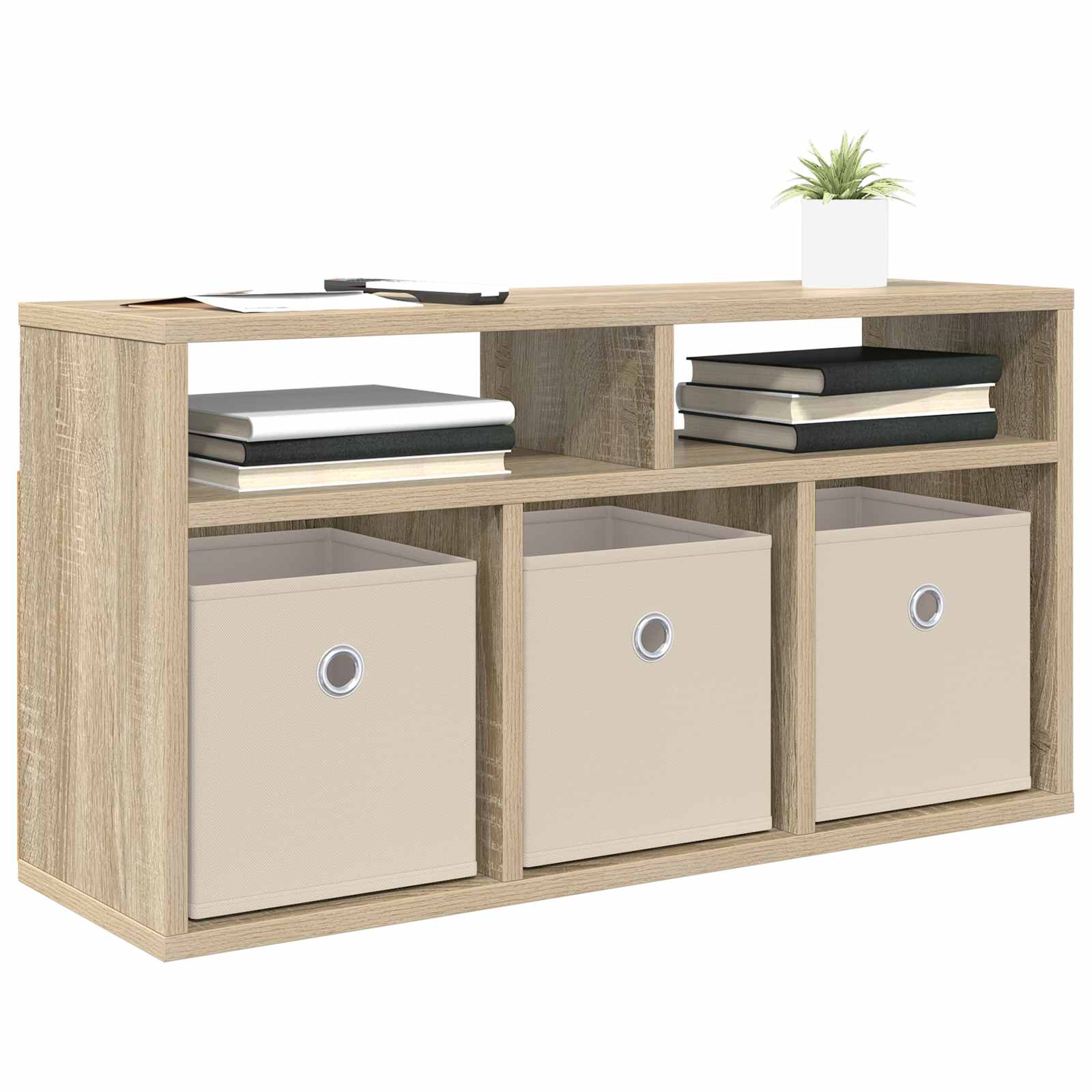 Laagkast met lade Sonoma Eiken 72 x 22,5 x 38 cm is nu te koop bij PeponiXL, paradijselijk wonen!