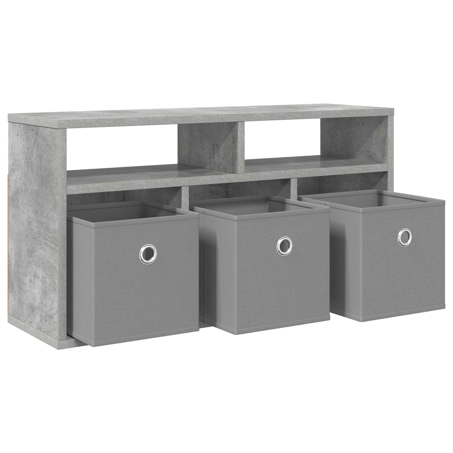 Laagkast met lade Beton Grijs 72 x 22,5 x 38 cm is nu te koop bij PeponiXL, paradijselijk wonen!