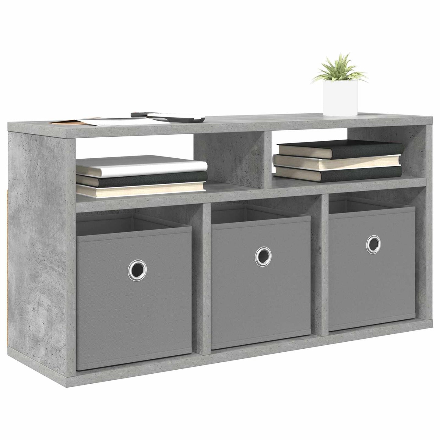 Laagkast met lade Beton Grijs 72 x 22,5 x 38 cm is nu te koop bij PeponiXL, paradijselijk wonen!