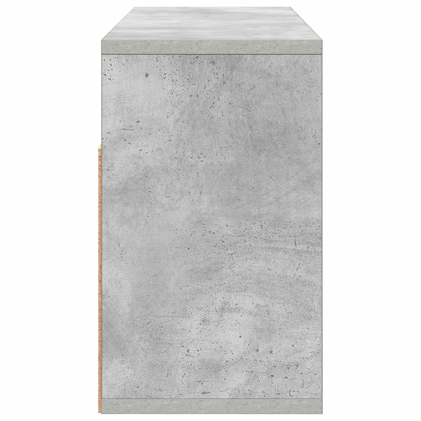 Laagkast met lade Beton Grijs 72 x 22,5 x 38 cm is nu te koop bij PeponiXL, paradijselijk wonen!