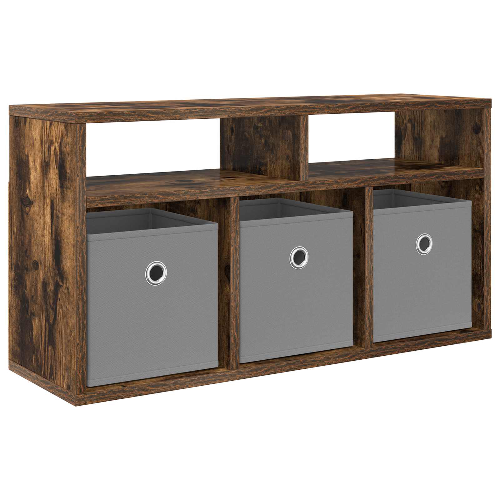 Laagkast met lade Gerookt eiken 72 x 22,5 x 38 cm is nu te koop bij PeponiXL, paradijselijk wonen!