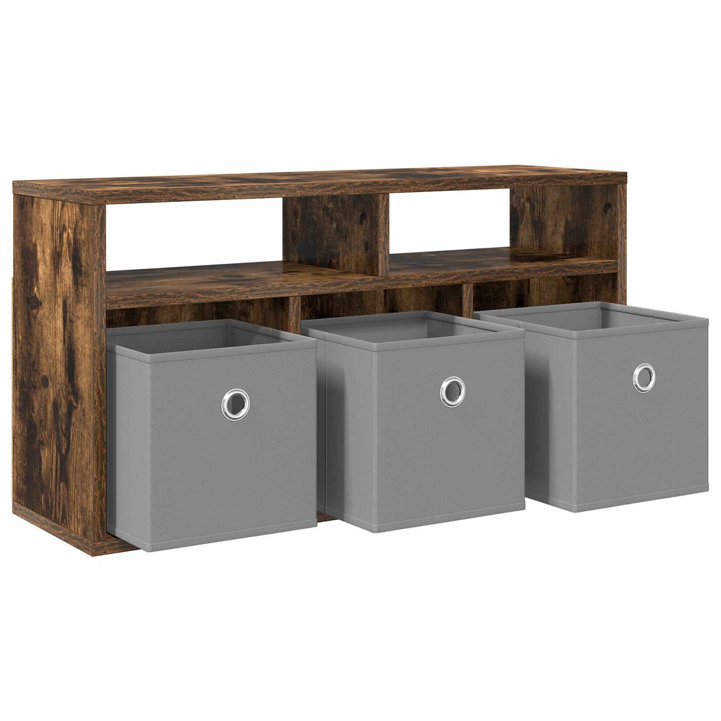 Laagkast met lade Gerookt eiken 72 x 22,5 x 38 cm is nu te koop bij PeponiXL, paradijselijk wonen!