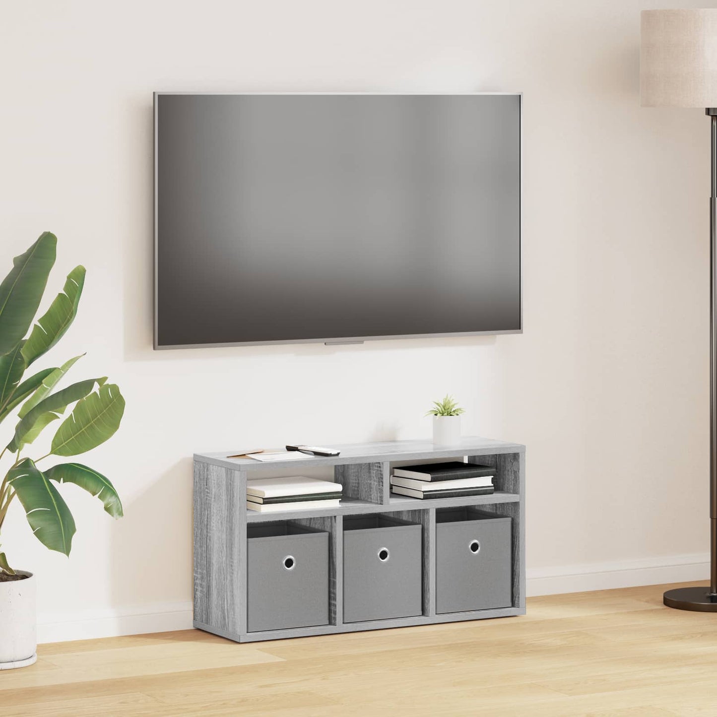 Laagkast met lade Grijs Sonoma 72 x 22,5 x 38 cm is nu te koop bij PeponiXL, paradijselijk wonen!