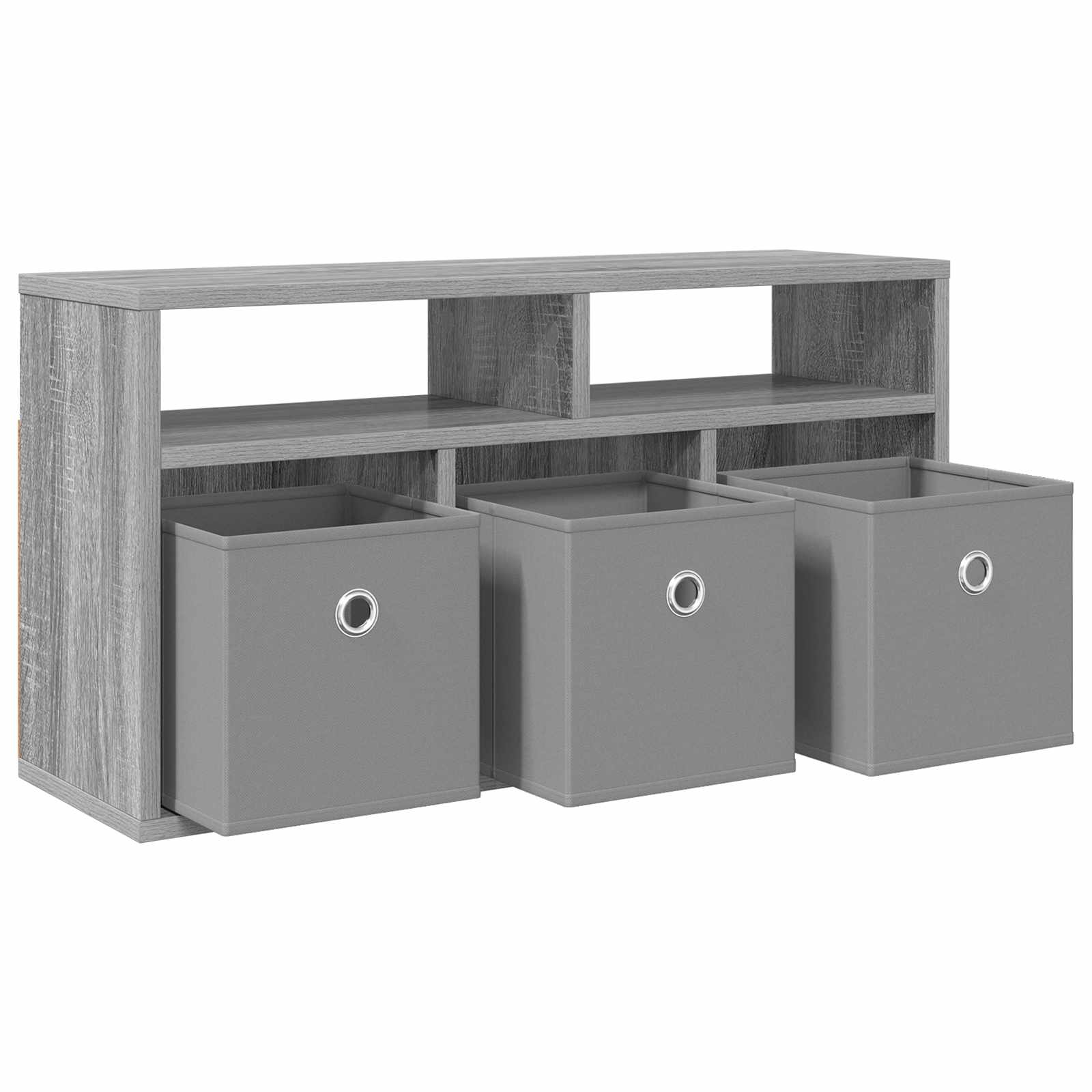 Laagkast met lade Grijs Sonoma 72 x 22,5 x 38 cm is nu te koop bij PeponiXL, paradijselijk wonen!
