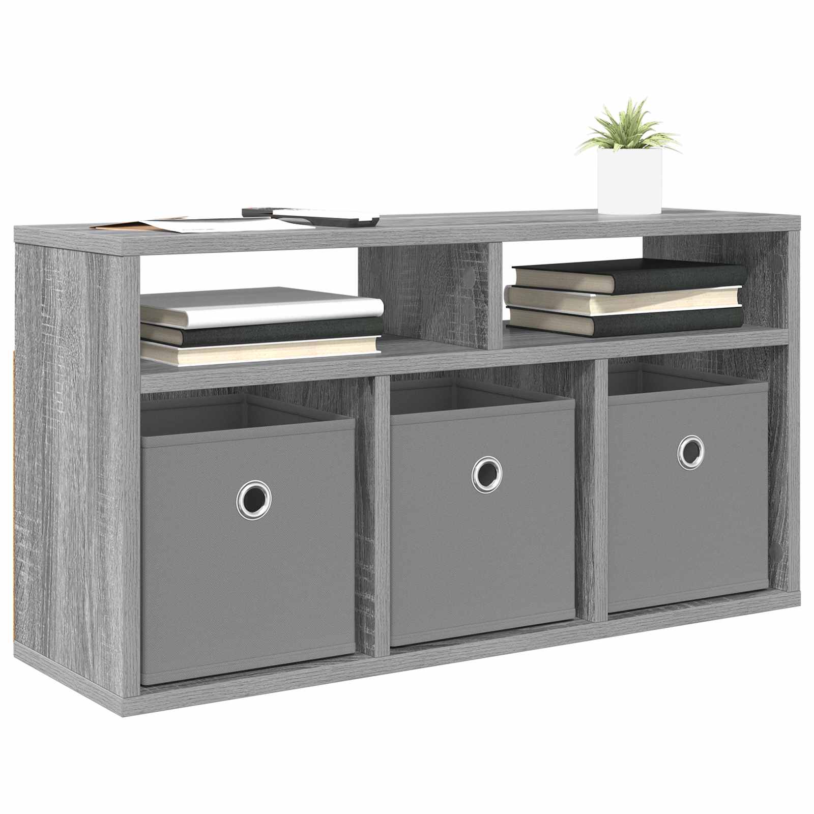 Laagkast met lade Grijs Sonoma 72 x 22,5 x 38 cm is nu te koop bij PeponiXL, paradijselijk wonen!