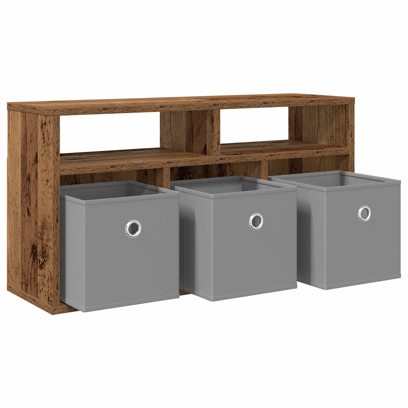 Laagkast met lade Oudhout 72 x 22,5 x 38 cm is nu te koop bij PeponiXL, paradijselijk wonen!