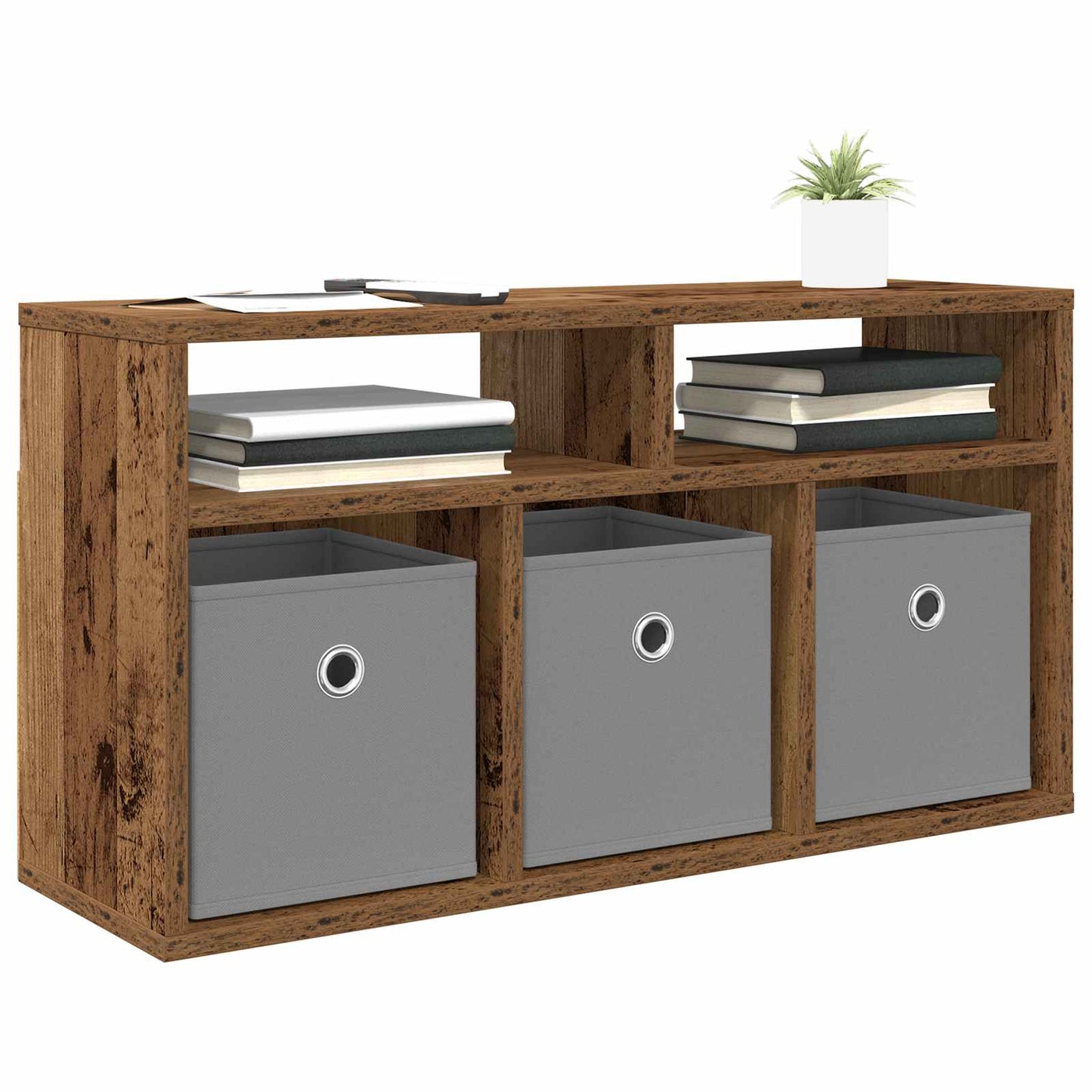 Laagkast met lade Oudhout 72 x 22,5 x 38 cm is nu te koop bij PeponiXL, paradijselijk wonen!