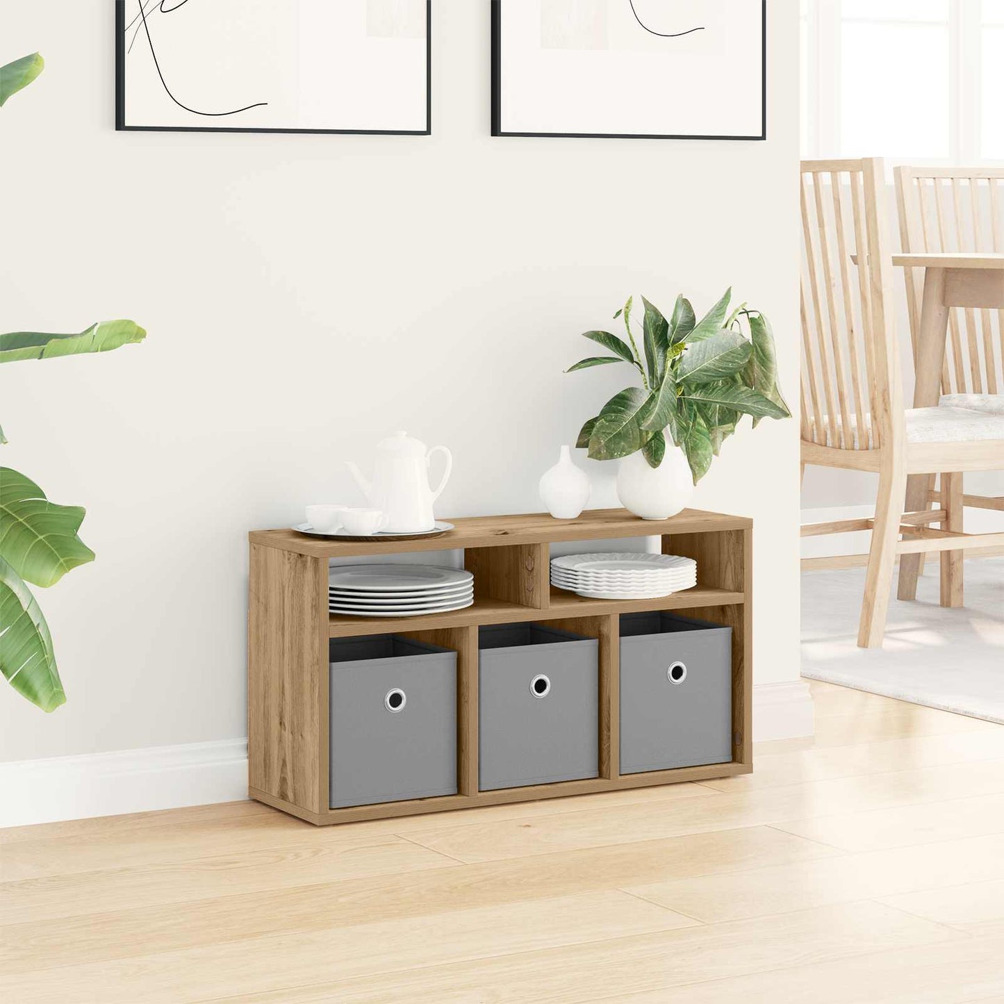 Laagkast met lade Artisan Eiken 72 x 22,5 x 38 cm is nu te koop bij PeponiXL, paradijselijk wonen!