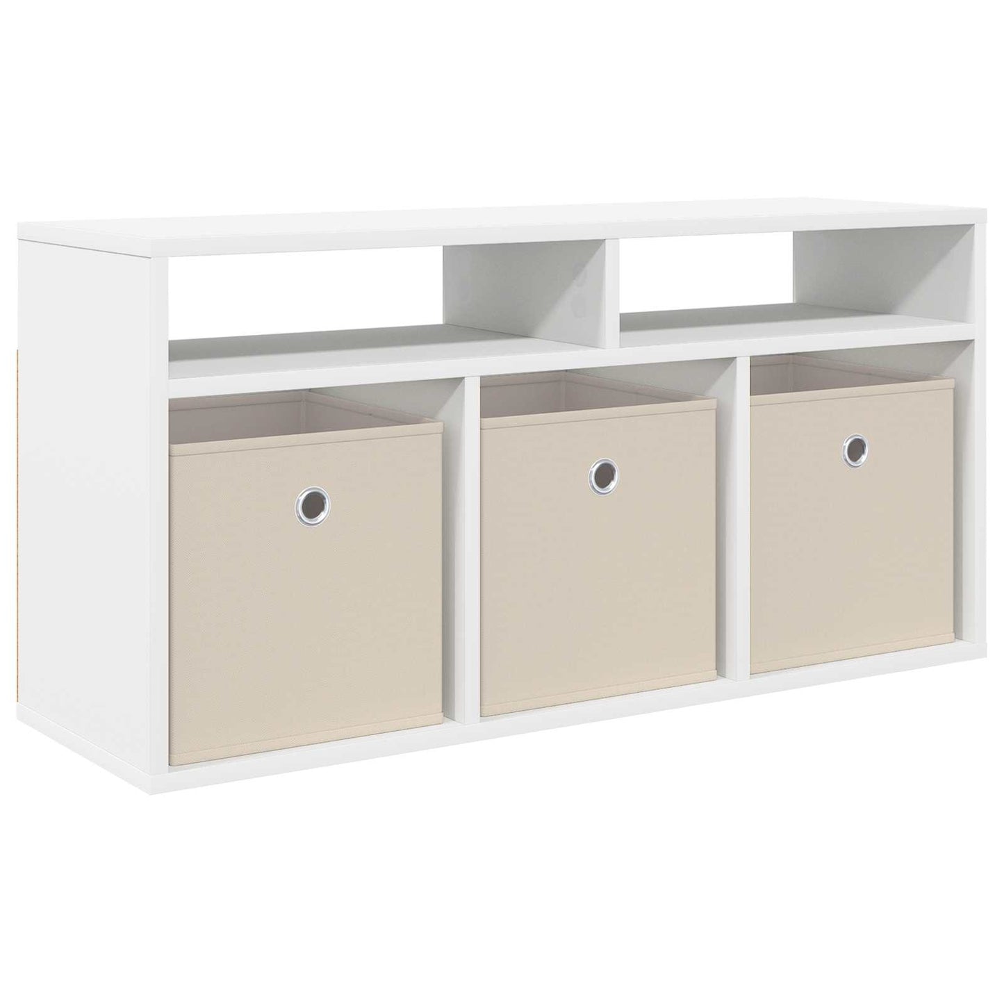 Laagkast met lade Wit 87 x 27,5 x 43 cm is nu te koop bij PeponiXL, paradijselijk wonen!