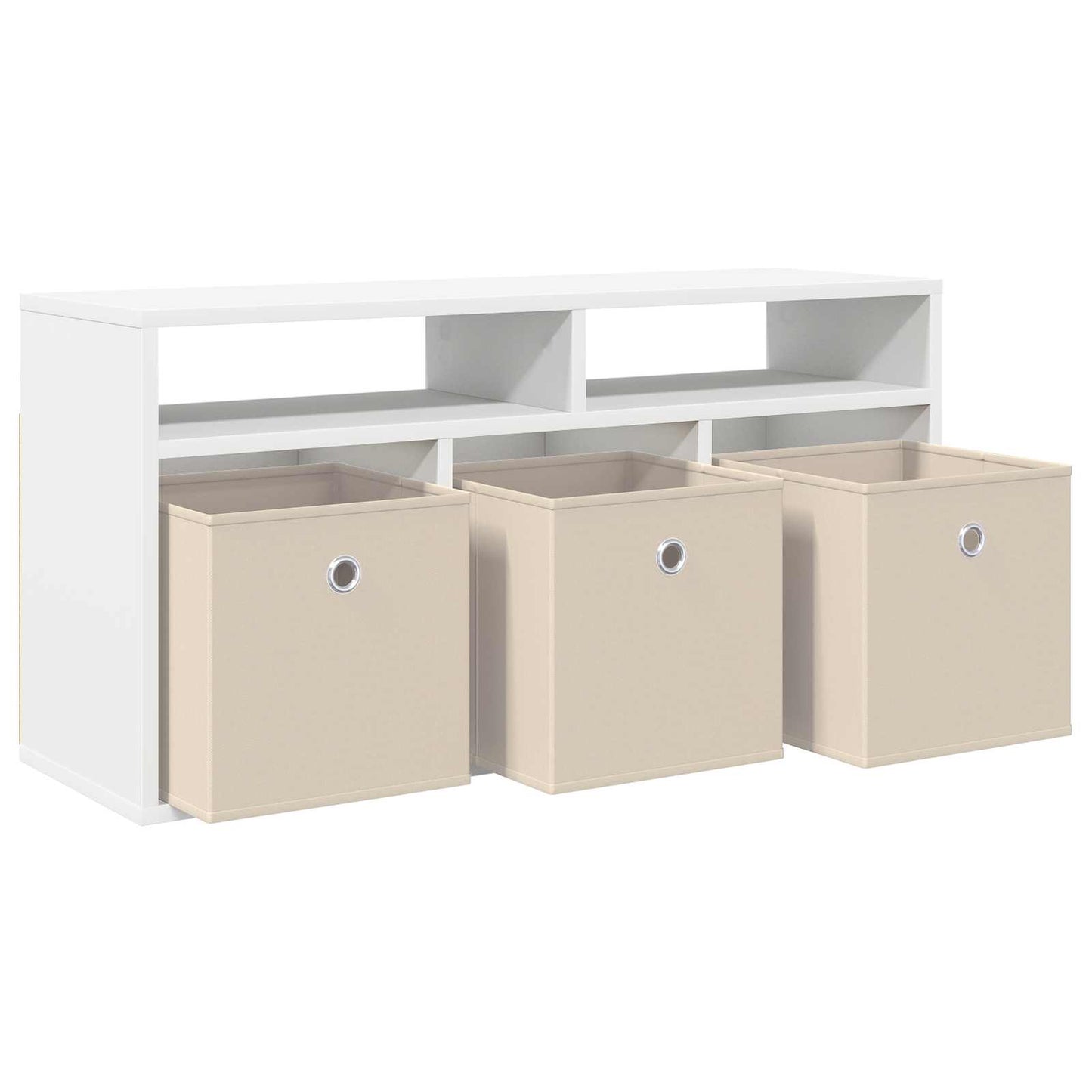 Laagkast met lade Wit 87 x 27,5 x 43 cm is nu te koop bij PeponiXL, paradijselijk wonen!