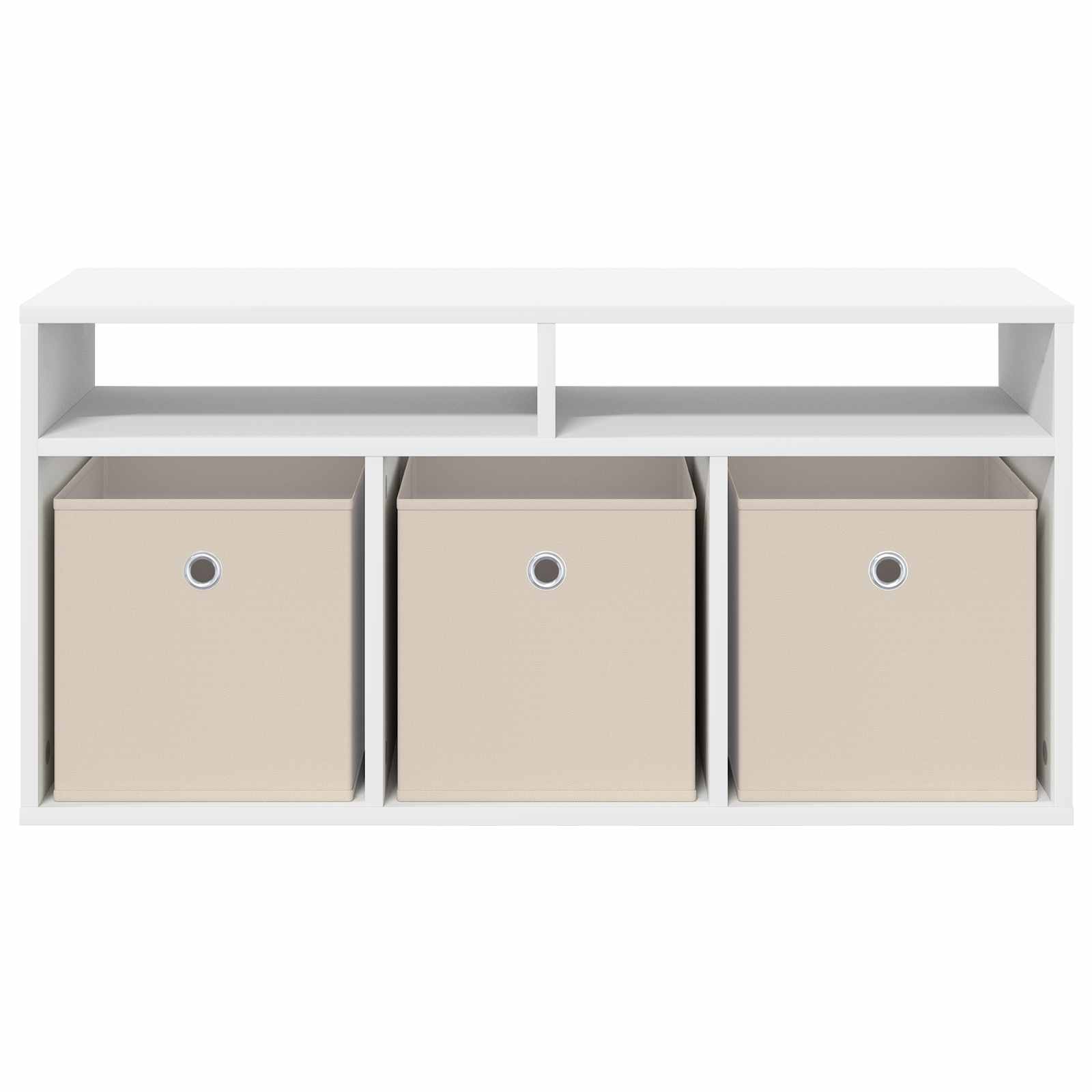 Laagkast met lade Wit 87 x 27,5 x 43 cm is nu te koop bij PeponiXL, paradijselijk wonen!