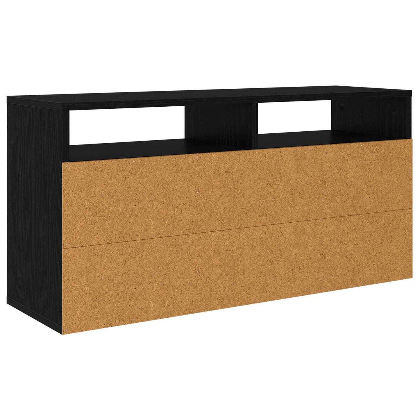 Laagkast met lade Zwart Eiken 87 x 27,5 x 43 cm is nu te koop bij PeponiXL, paradijselijk wonen!