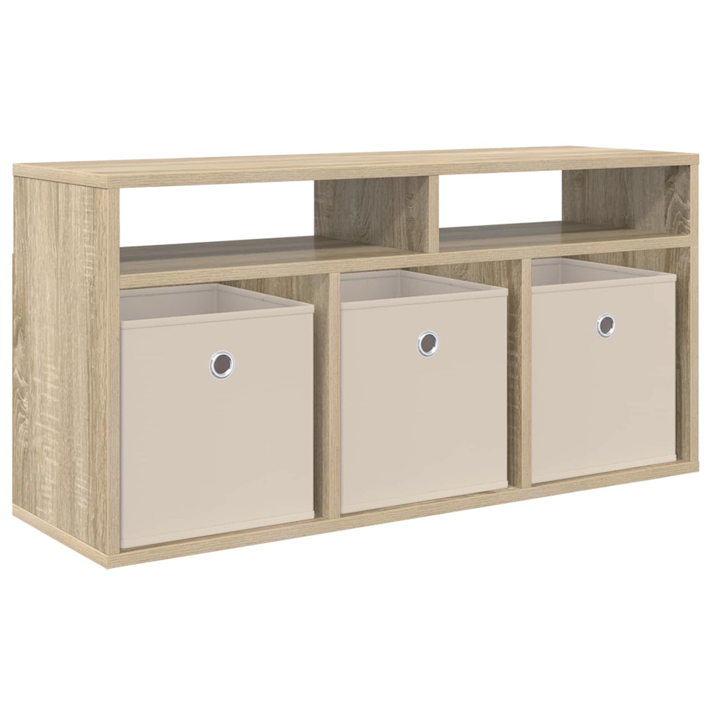 Laagkast met lade Sonoma Eiken 87 x 27,5 x 43 cm is nu te koop bij PeponiXL, paradijselijk wonen!