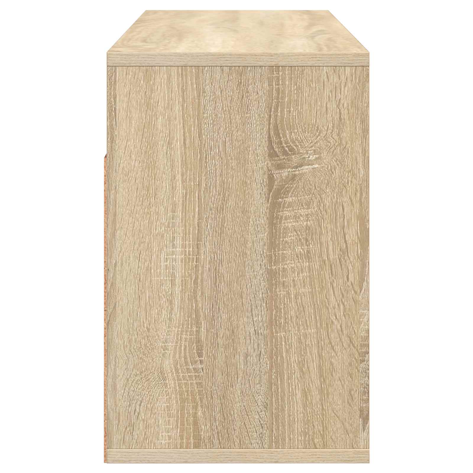 Laagkast met lade Sonoma Eiken 87 x 27,5 x 43 cm is nu te koop bij PeponiXL, paradijselijk wonen!