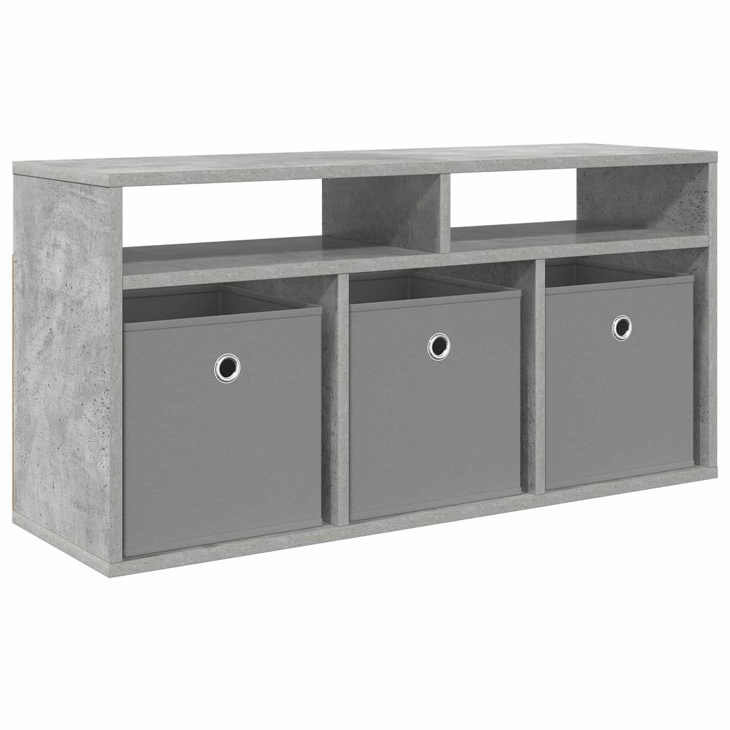 Laagkast met lade Beton Grijs 87 x 27,5 x 43 cm is nu te koop bij PeponiXL, paradijselijk wonen!