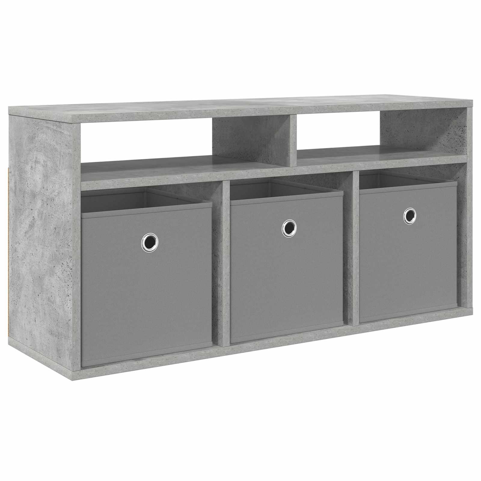 Laagkast met lade Beton Grijs 87 x 27,5 x 43 cm is nu te koop bij PeponiXL, paradijselijk wonen!