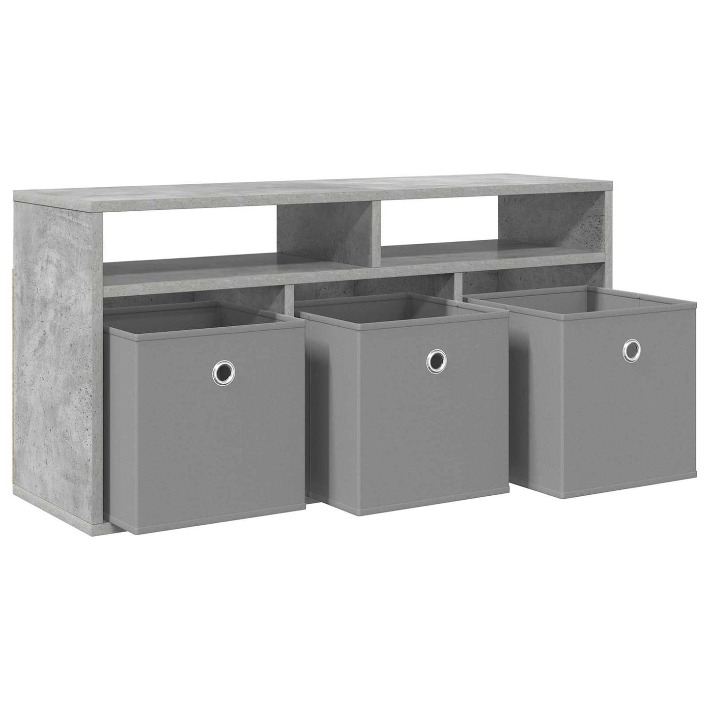 Laagkast met lade Beton Grijs 87 x 27,5 x 43 cm is nu te koop bij PeponiXL, paradijselijk wonen!