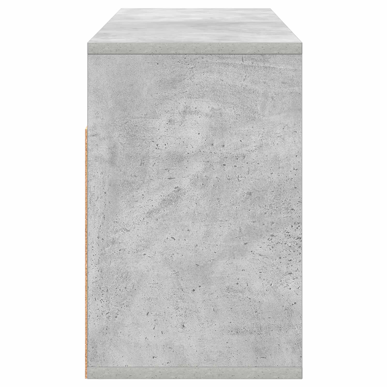 Laagkast met lade Beton Grijs 87 x 27,5 x 43 cm is nu te koop bij PeponiXL, paradijselijk wonen!