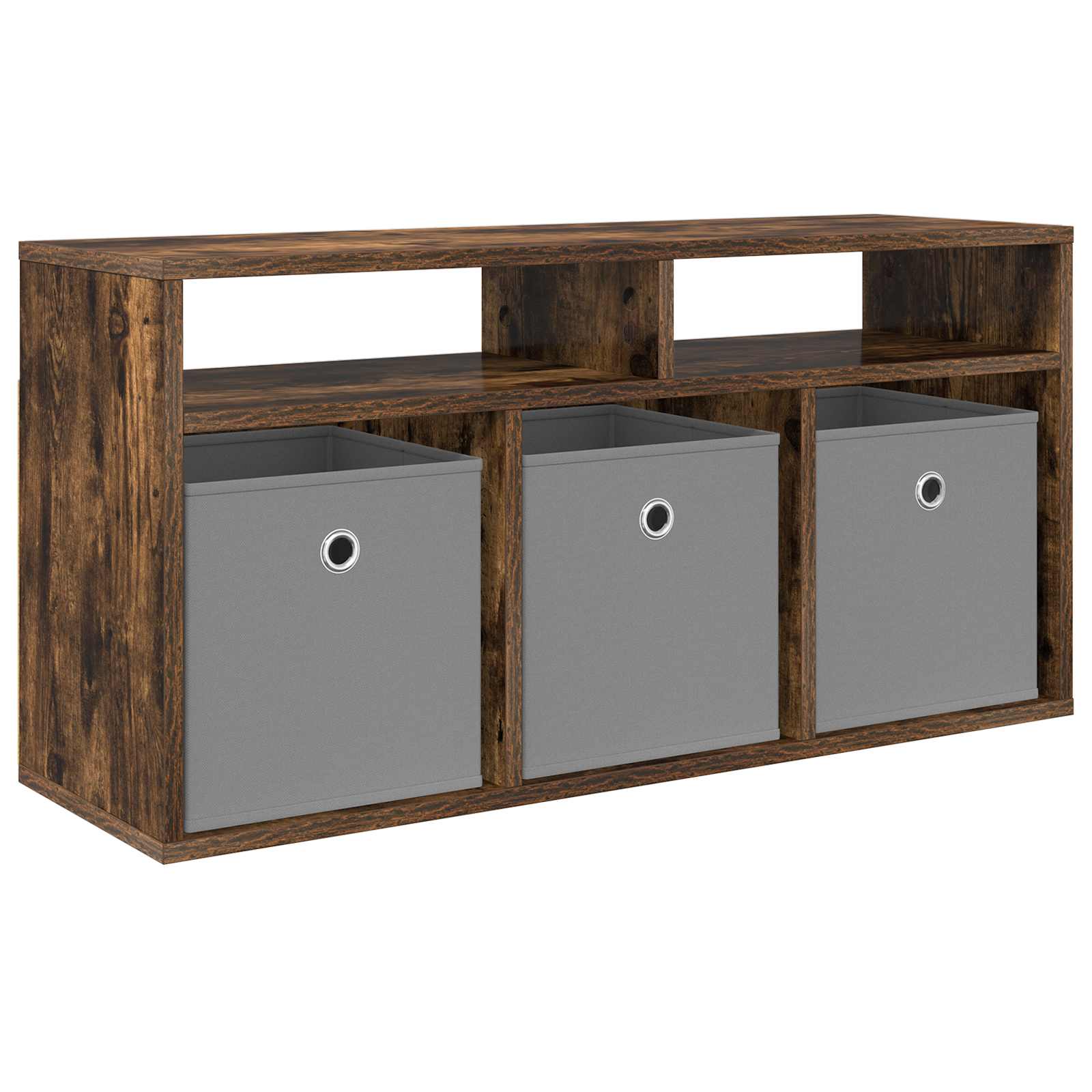 Laagkast met lade Gerookt eiken 87 x 27,5 x 43 cm is nu te koop bij PeponiXL, paradijselijk wonen!