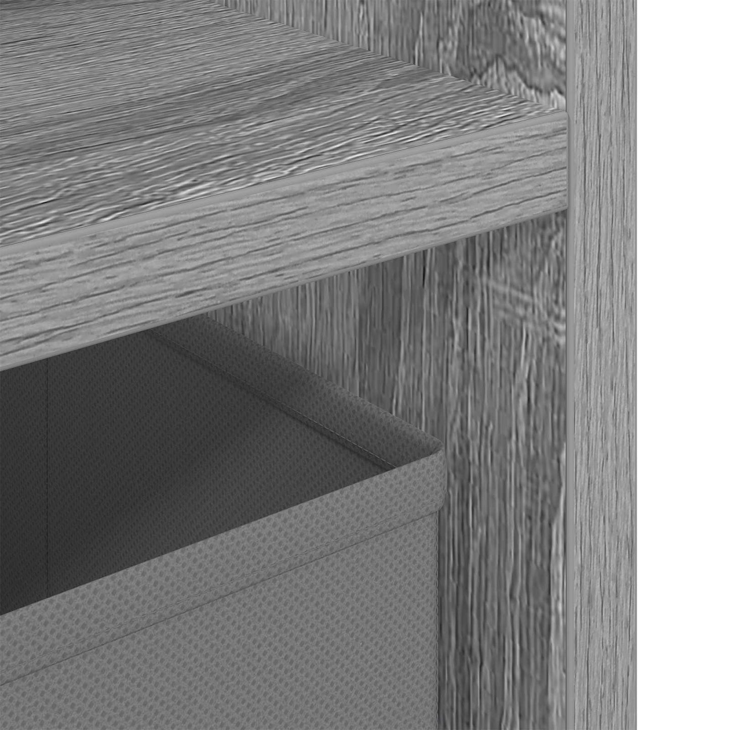 Laagkast met lade Grijs Sonoma 87 x 27,5 x 43 cm is nu te koop bij PeponiXL, paradijselijk wonen!