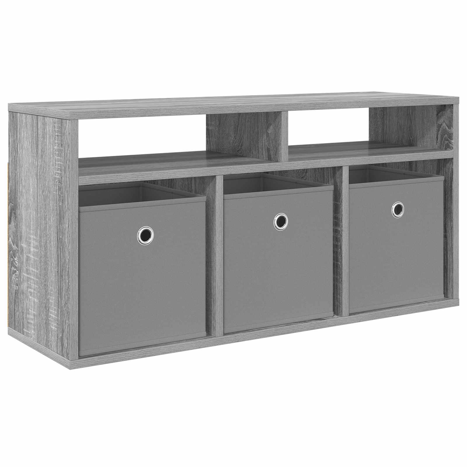 Laagkast met lade Grijs Sonoma 87 x 27,5 x 43 cm is nu te koop bij PeponiXL, paradijselijk wonen!