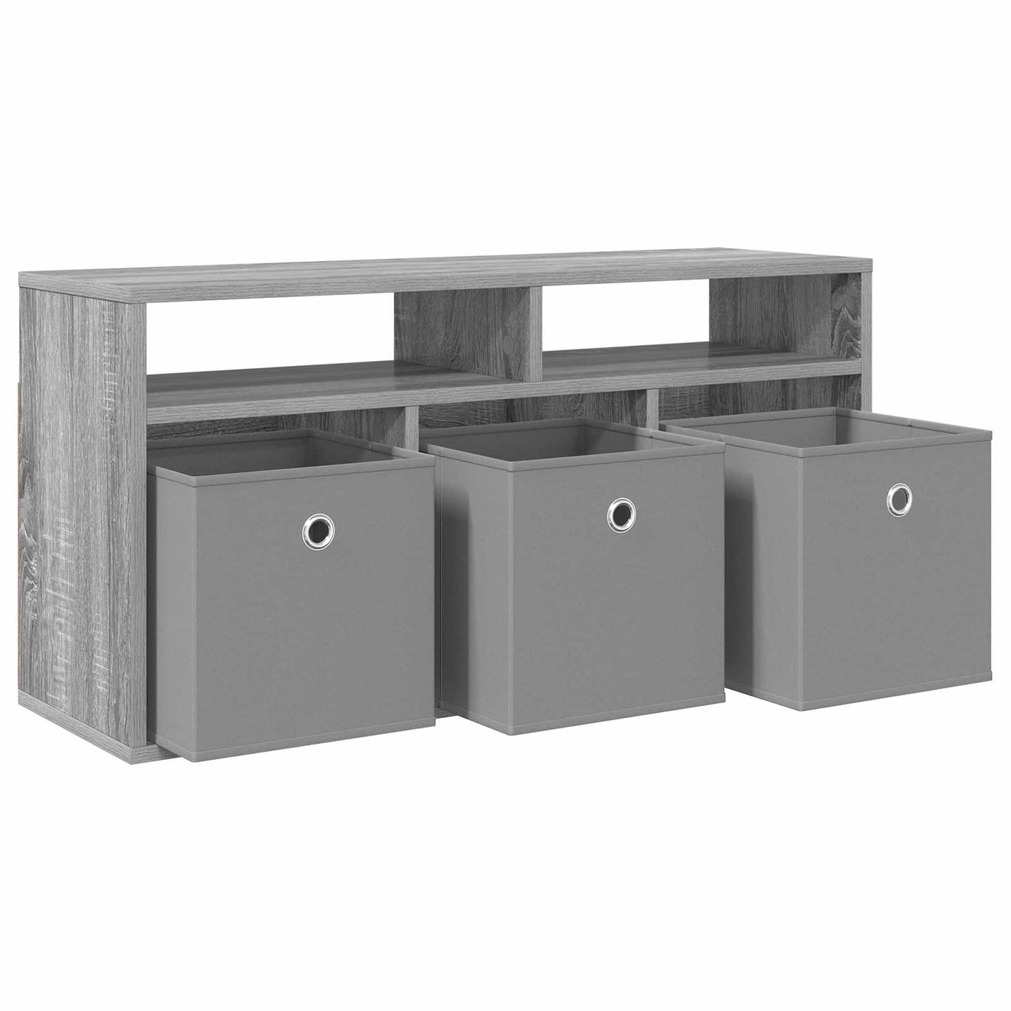 Laagkast met lade Grijs Sonoma 87 x 27,5 x 43 cm is nu te koop bij PeponiXL, paradijselijk wonen!