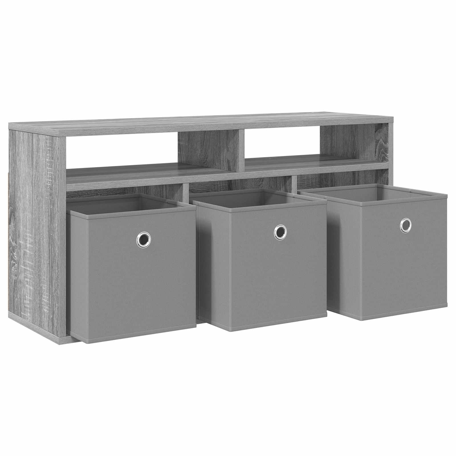 Laagkast met lade Grijs Sonoma 87 x 27,5 x 43 cm is nu te koop bij PeponiXL, paradijselijk wonen!