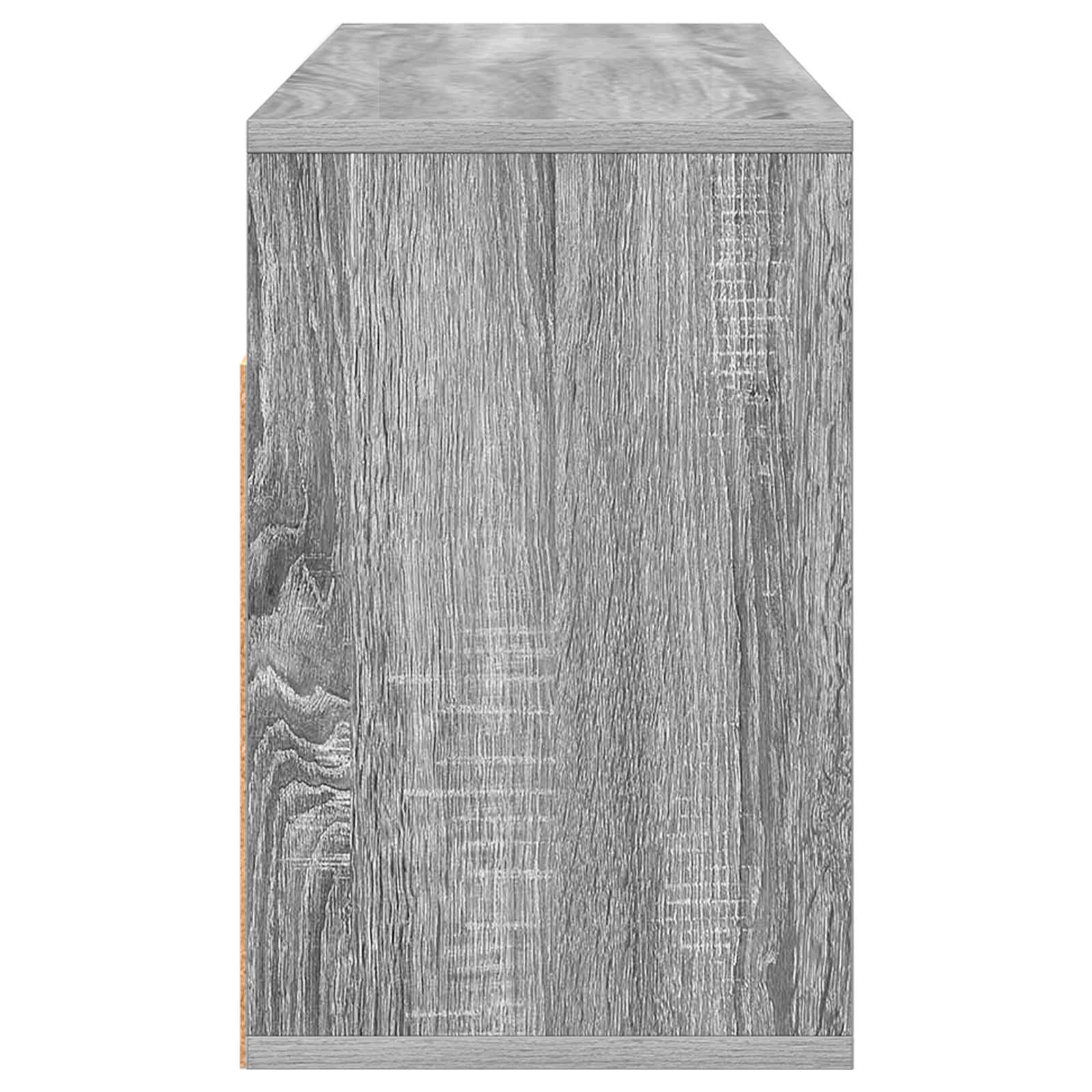 Laagkast met lade Grijs Sonoma 87 x 27,5 x 43 cm is nu te koop bij PeponiXL, paradijselijk wonen!