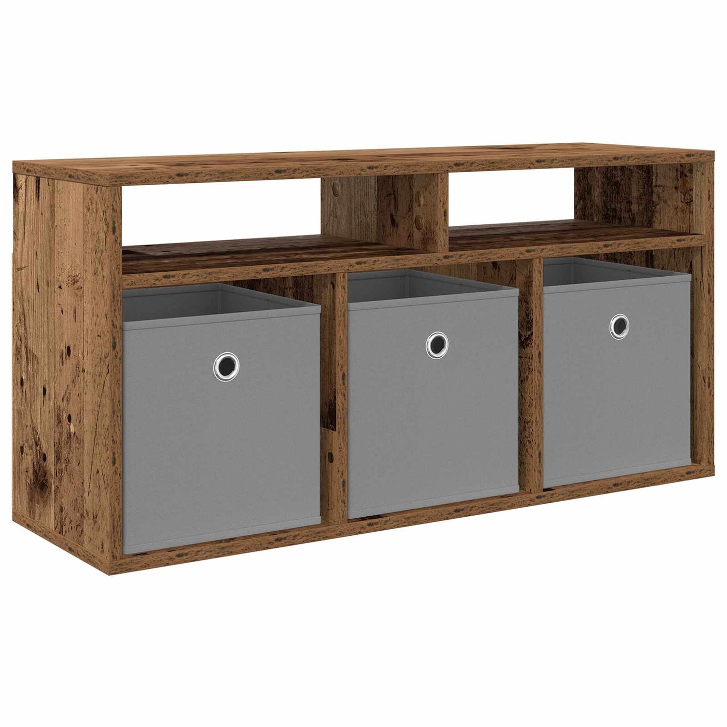 Laagkast met lade Oudhout 87 x 27,5 x 43 cm is nu te koop bij PeponiXL, paradijselijk wonen!