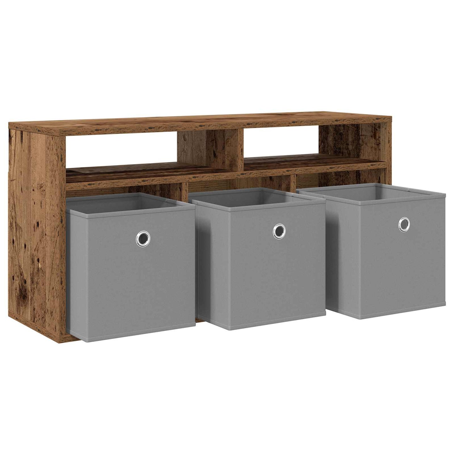 Laagkast met lade Oudhout 87 x 27,5 x 43 cm is nu te koop bij PeponiXL, paradijselijk wonen!