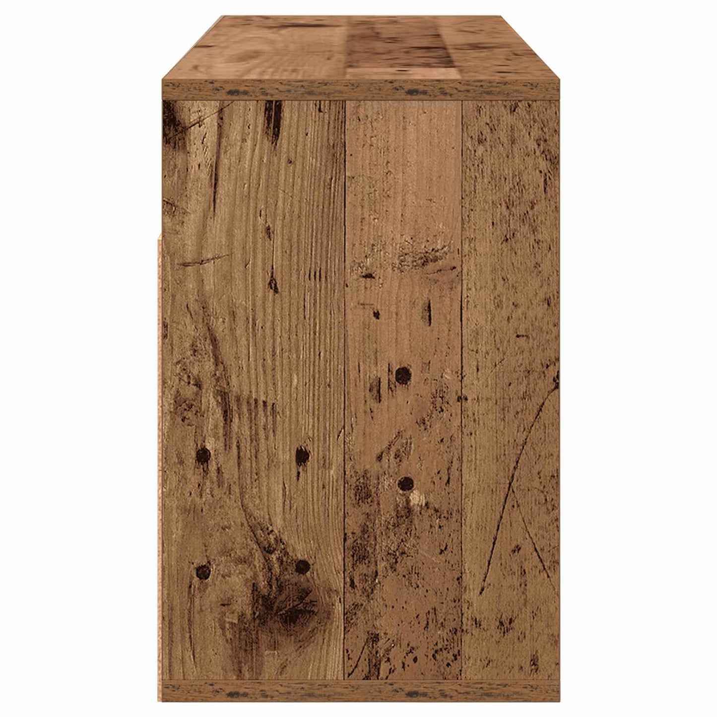Laagkast met lade Oudhout 87 x 27,5 x 43 cm is nu te koop bij PeponiXL, paradijselijk wonen!