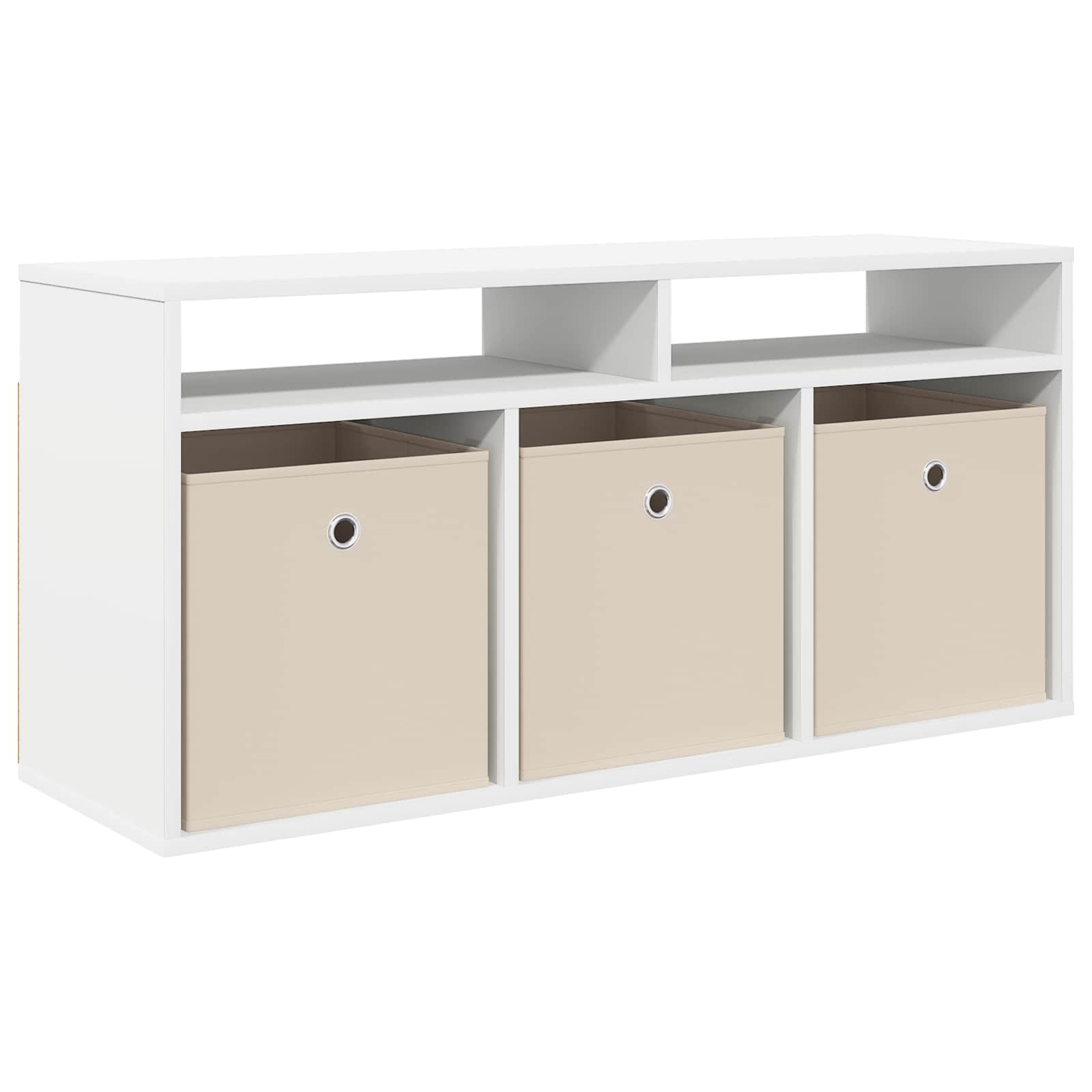Laagkast met lade Wit 102 x 32 x 48,5 cm is nu te koop bij PeponiXL, paradijselijk wonen!