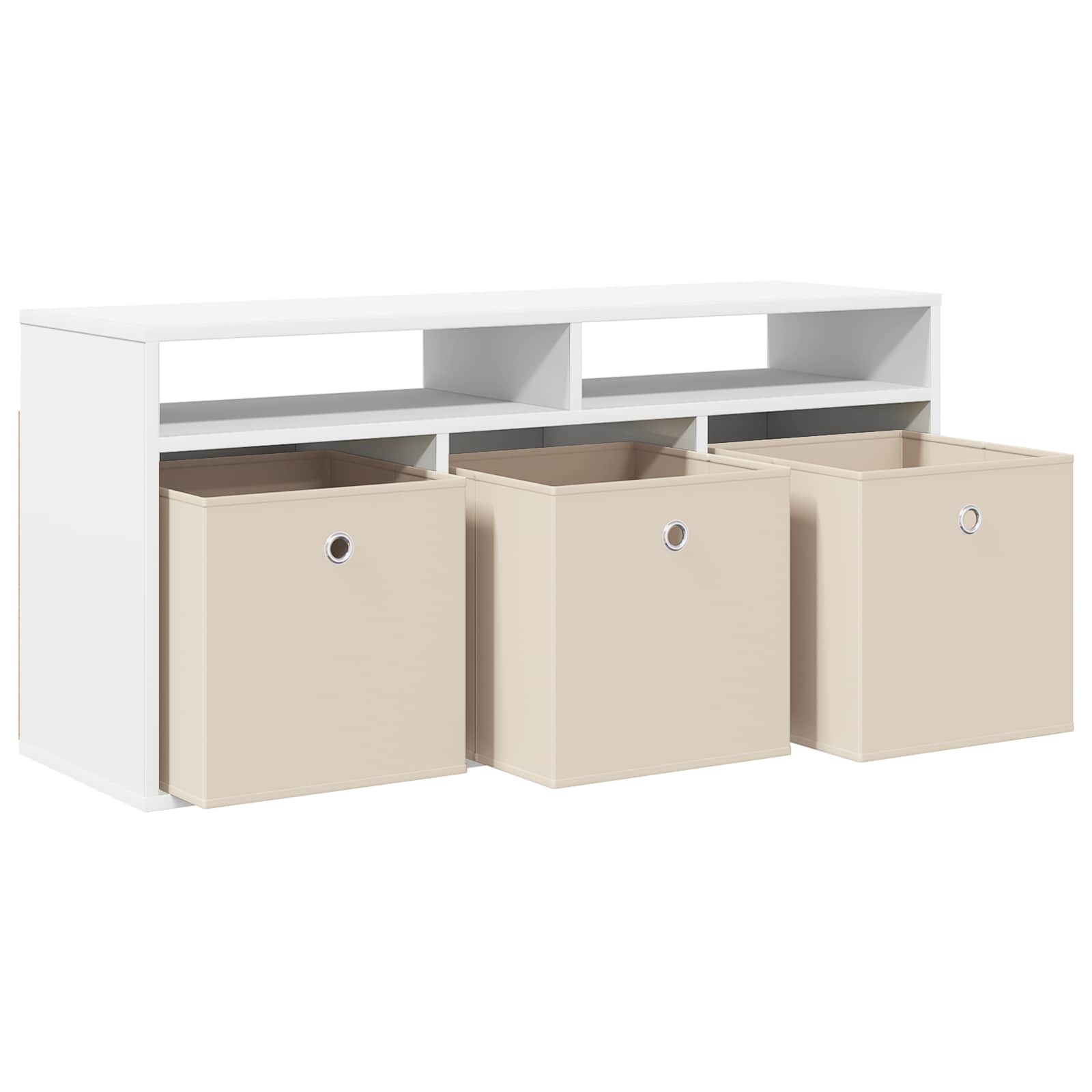 Laagkast met lade Wit 102 x 32 x 48,5 cm is nu te koop bij PeponiXL, paradijselijk wonen!